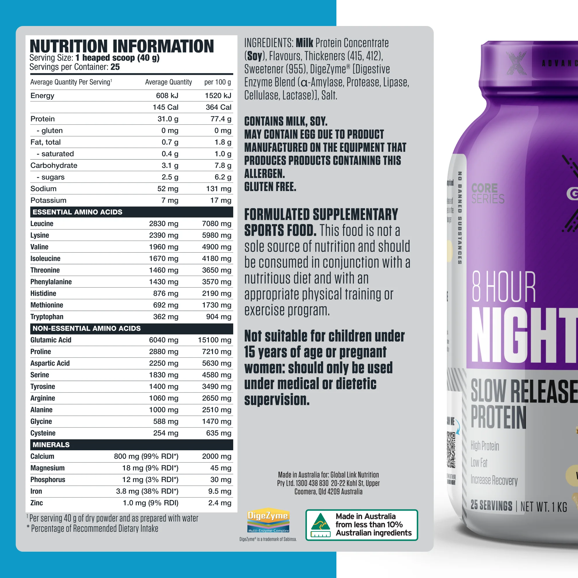 8 Hour Night By Genetix Nutrition - Image 5