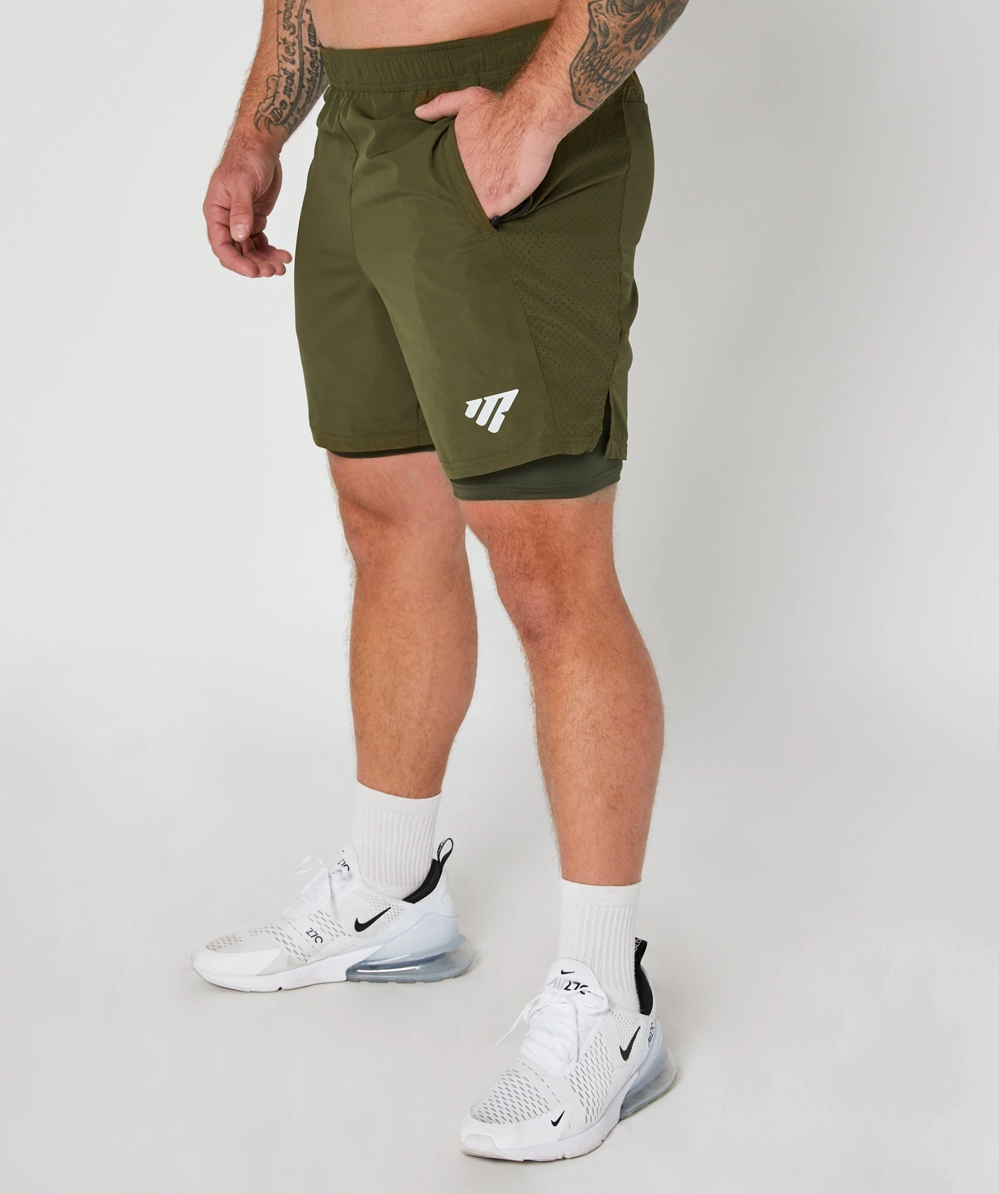 Active Shorts (Khaki) by OneMoreRep - Image 6