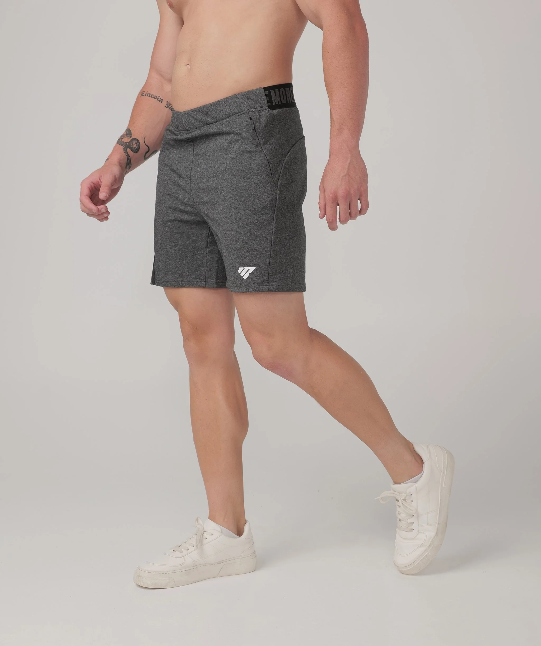 All Day Every Day Shorts (Grey) by OneMoreRep