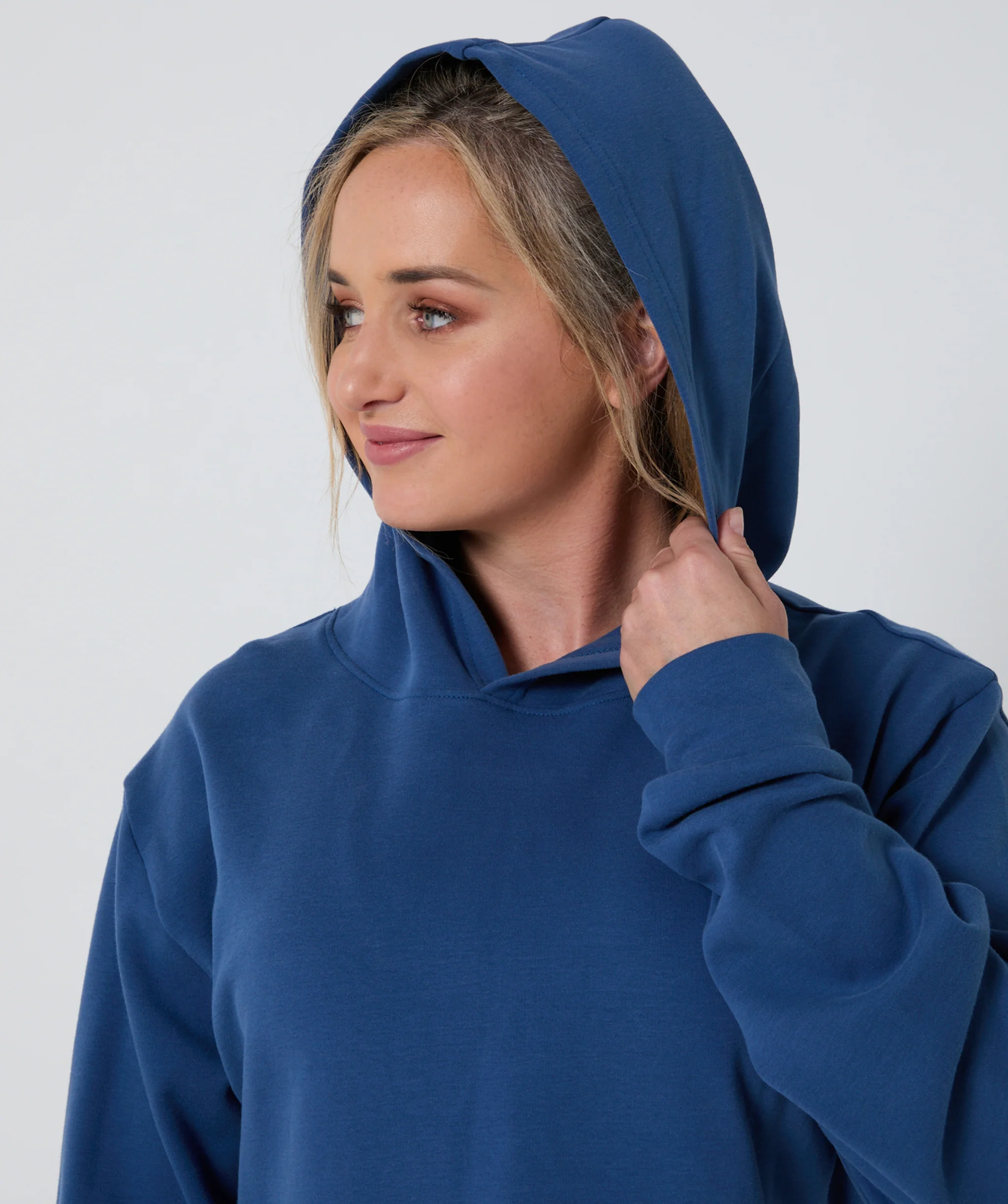 Ambition Crop Hoodie Burleigh Blue by OneMoreRep - Image 2