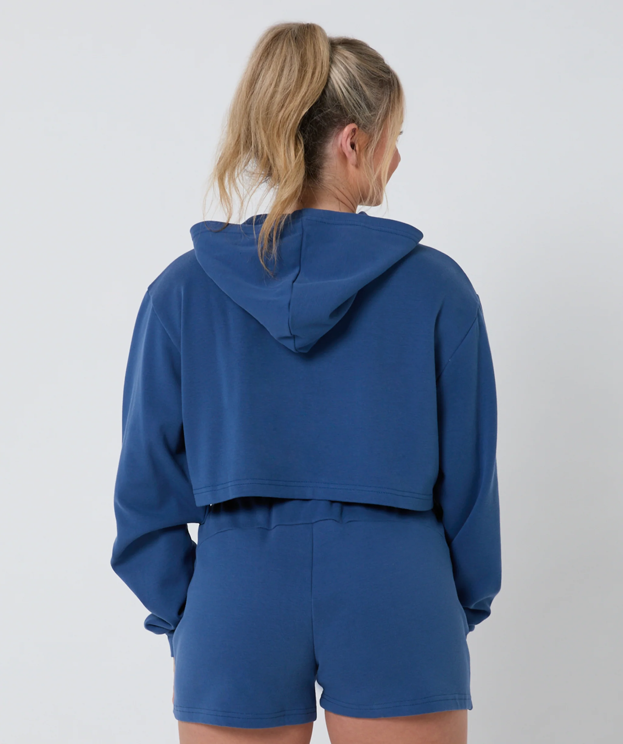 Ambition Crop Hoodie Burleigh Blue by OneMoreRep - Image 7