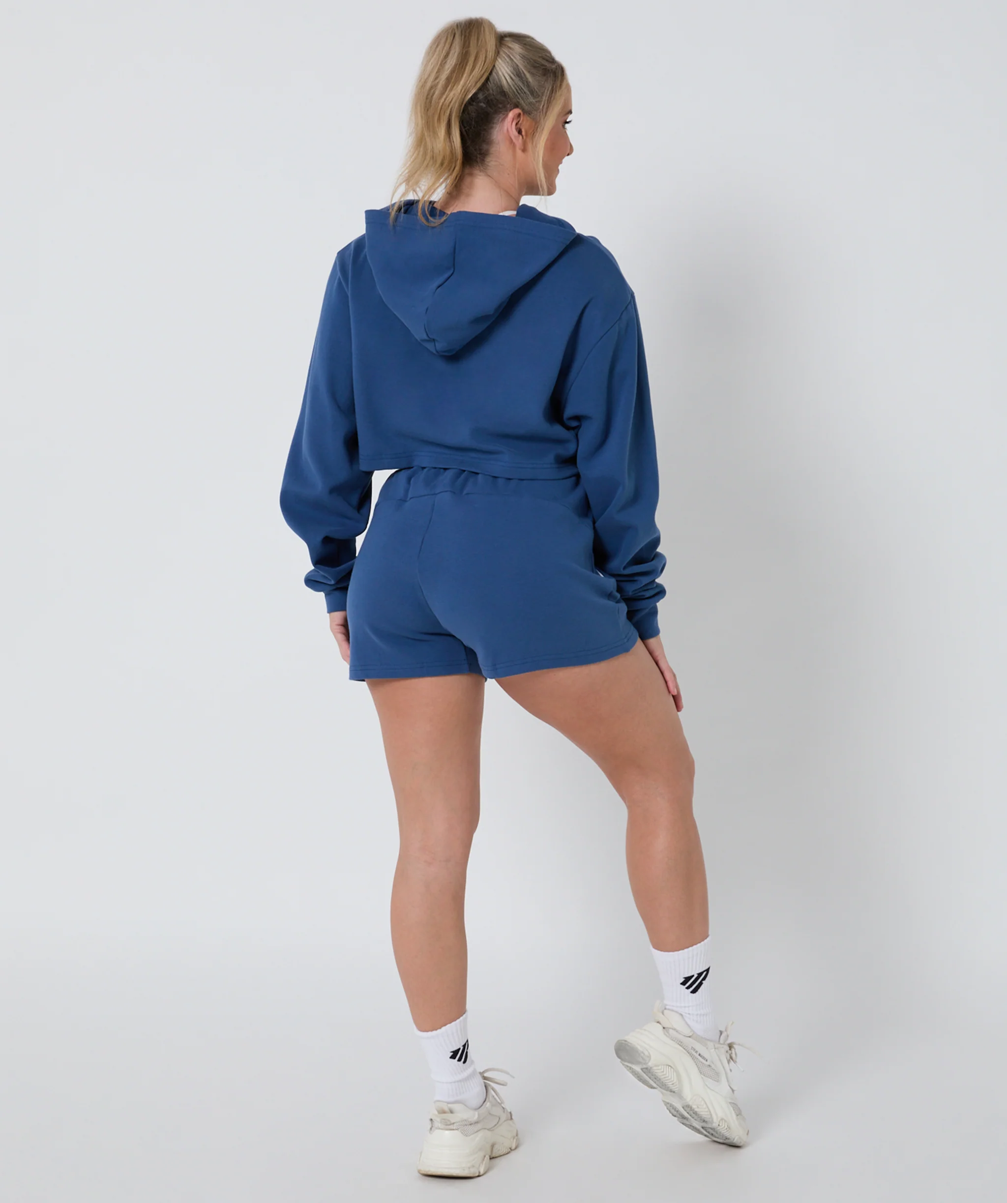Ambition Crop Hoodie Burleigh Blue by OneMoreRep - Image 9