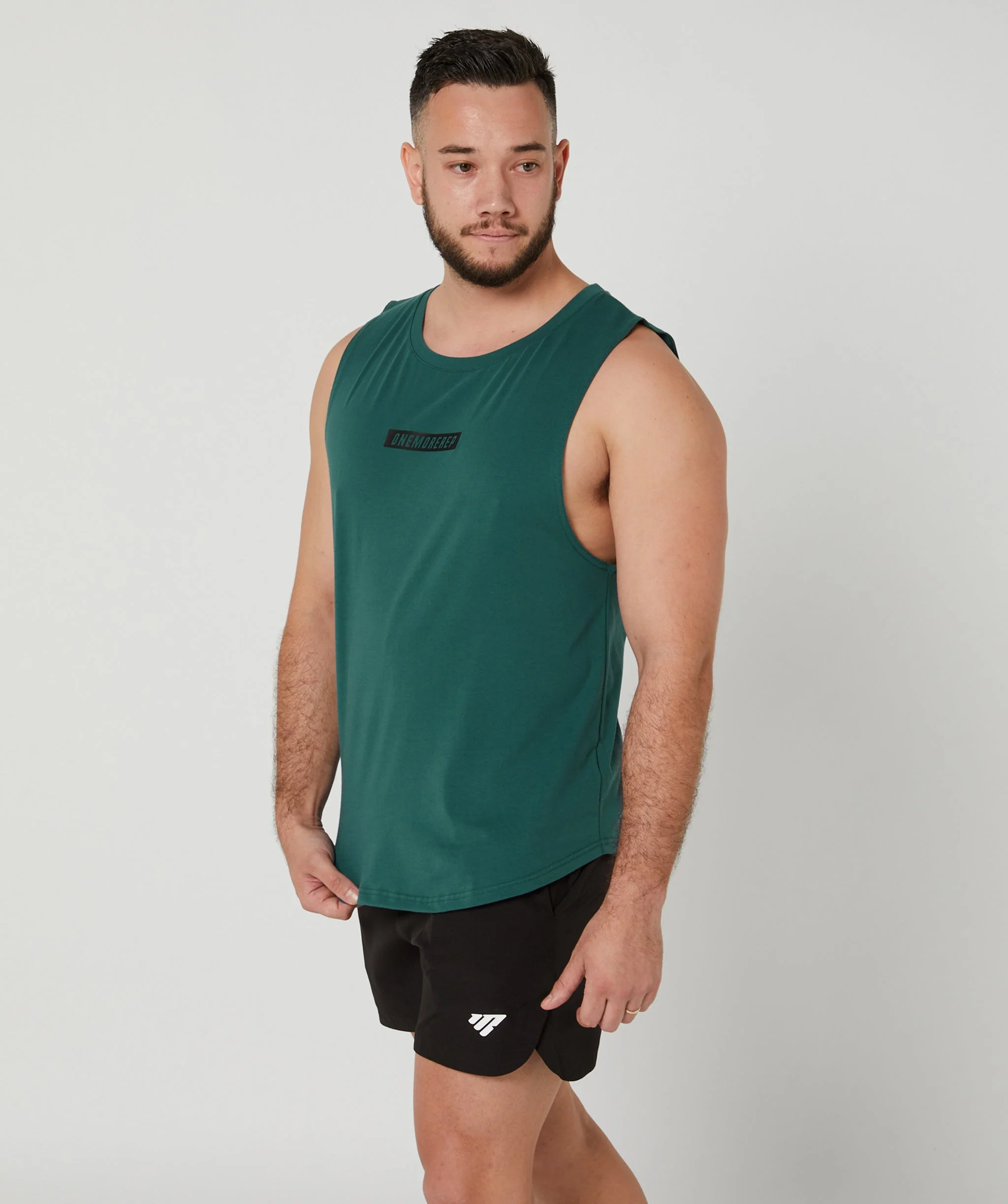 Apex Muscle Tee (Deep Teal) by OneMoreRep - Image 2