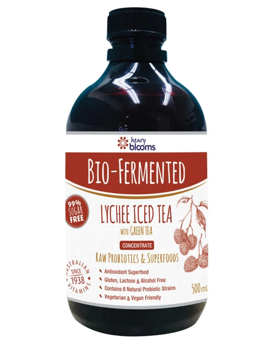 Bio-Fermented Lychee Iced Tea with Green Tea by Henry Blooms - Image 2