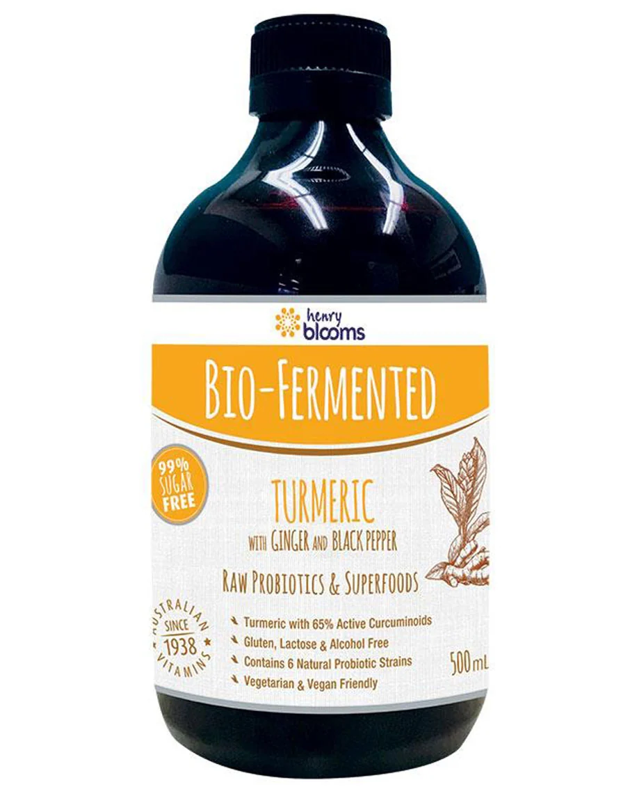 Bio-Fermented Turmeric with Ginger & Black Pepper by Henry Blooms - Image 2