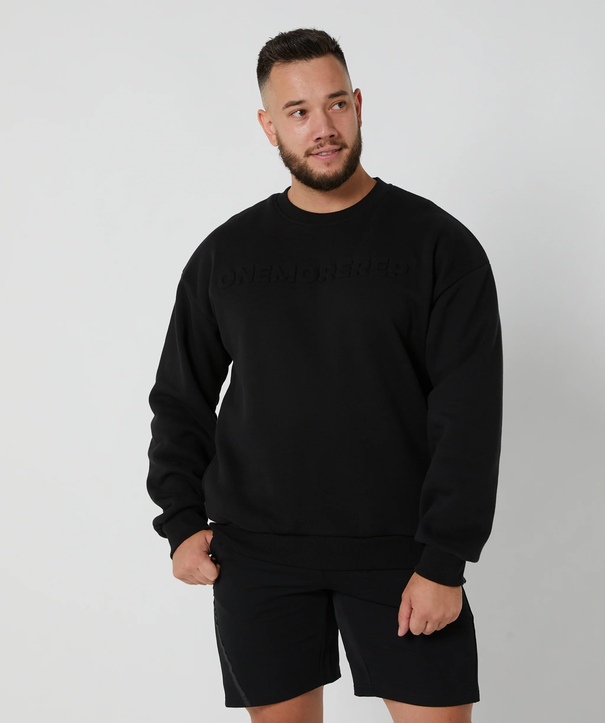 Boss Crewneck Jumper (Black) by OneMoreRep - Image 10