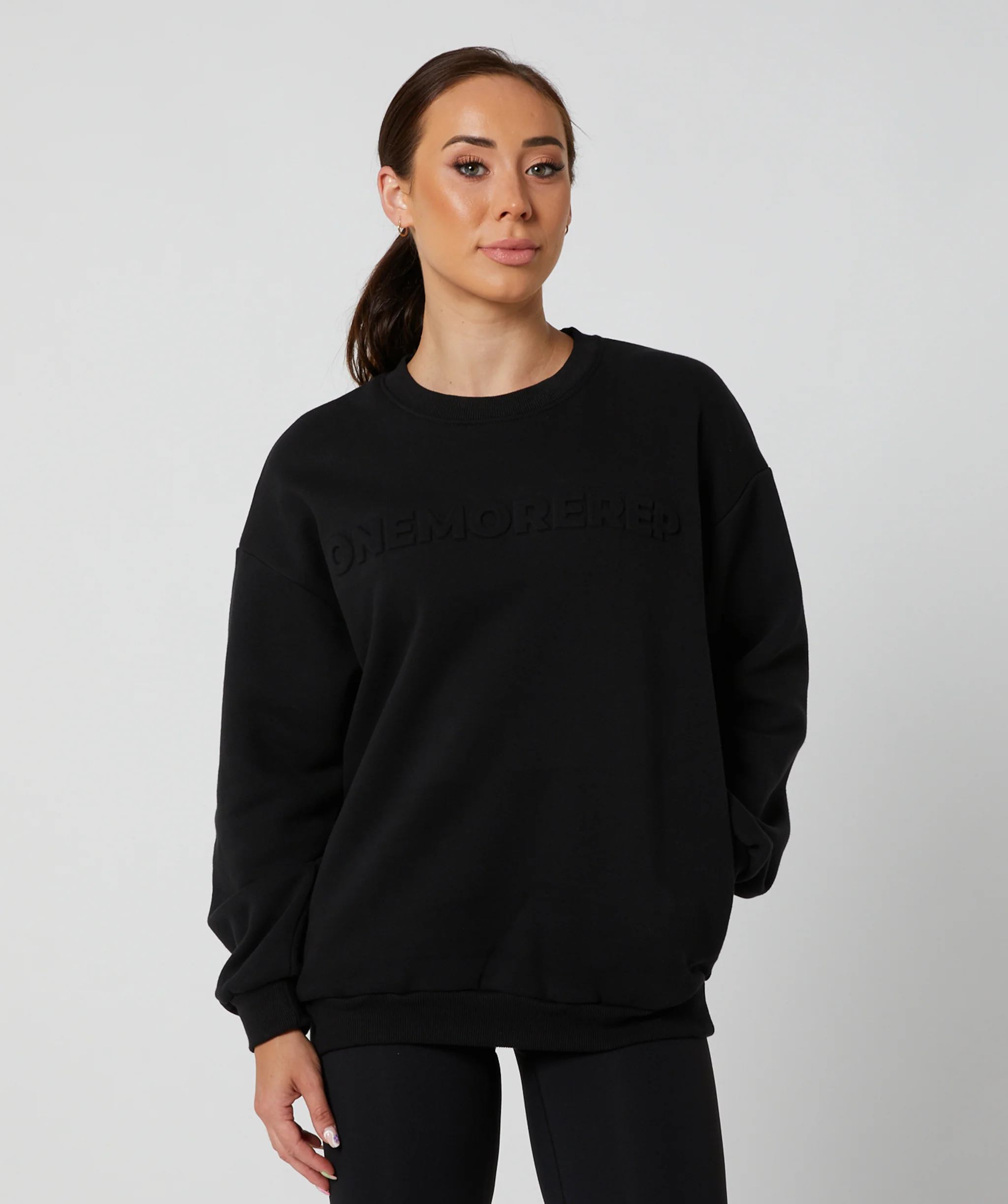 Boss Crewneck Jumper (Black) by OneMoreRep - Image 3