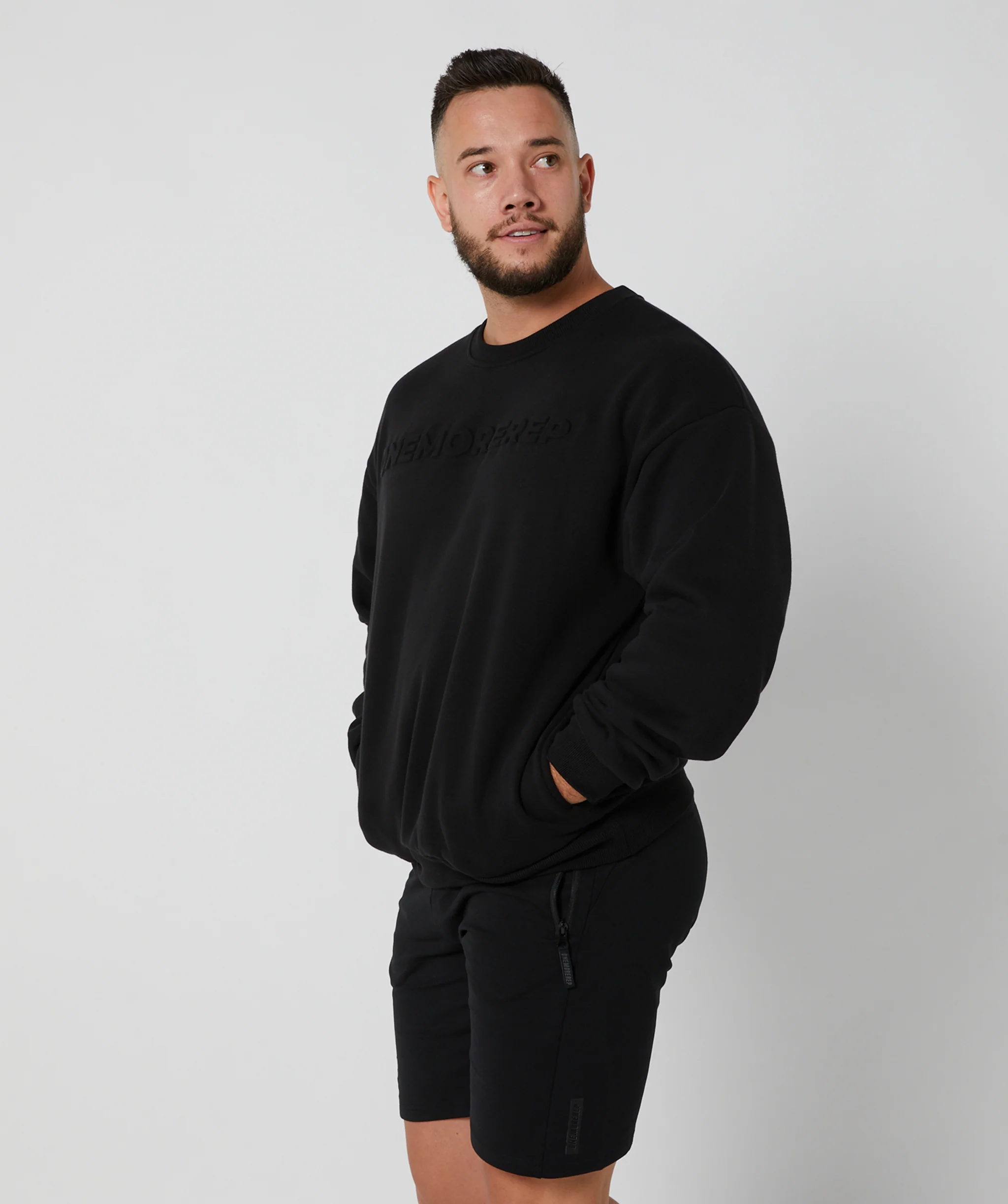 Boss Crewneck Jumper (Black) by OneMoreRep - Image 8