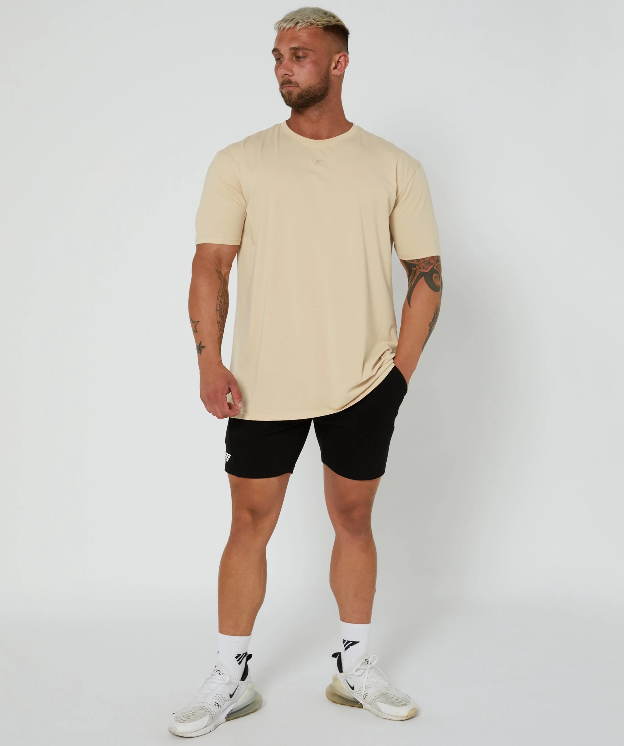 Brace Standard T-Shirt (Tan) by OneMoreRep - Image 2