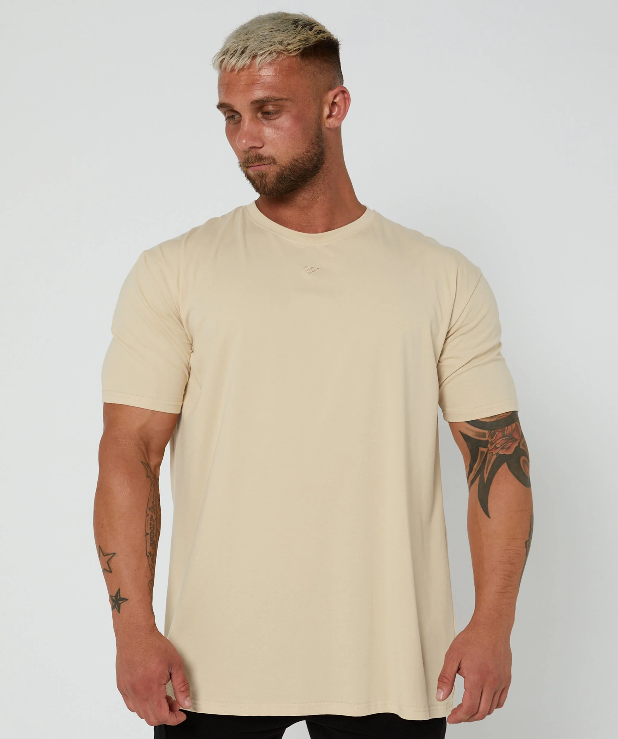 Brace Standard T-Shirt (Tan) by OneMoreRep - Image 3
