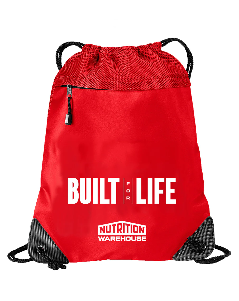 Built For Life Drawstring Bag by Nutrition Warehouse