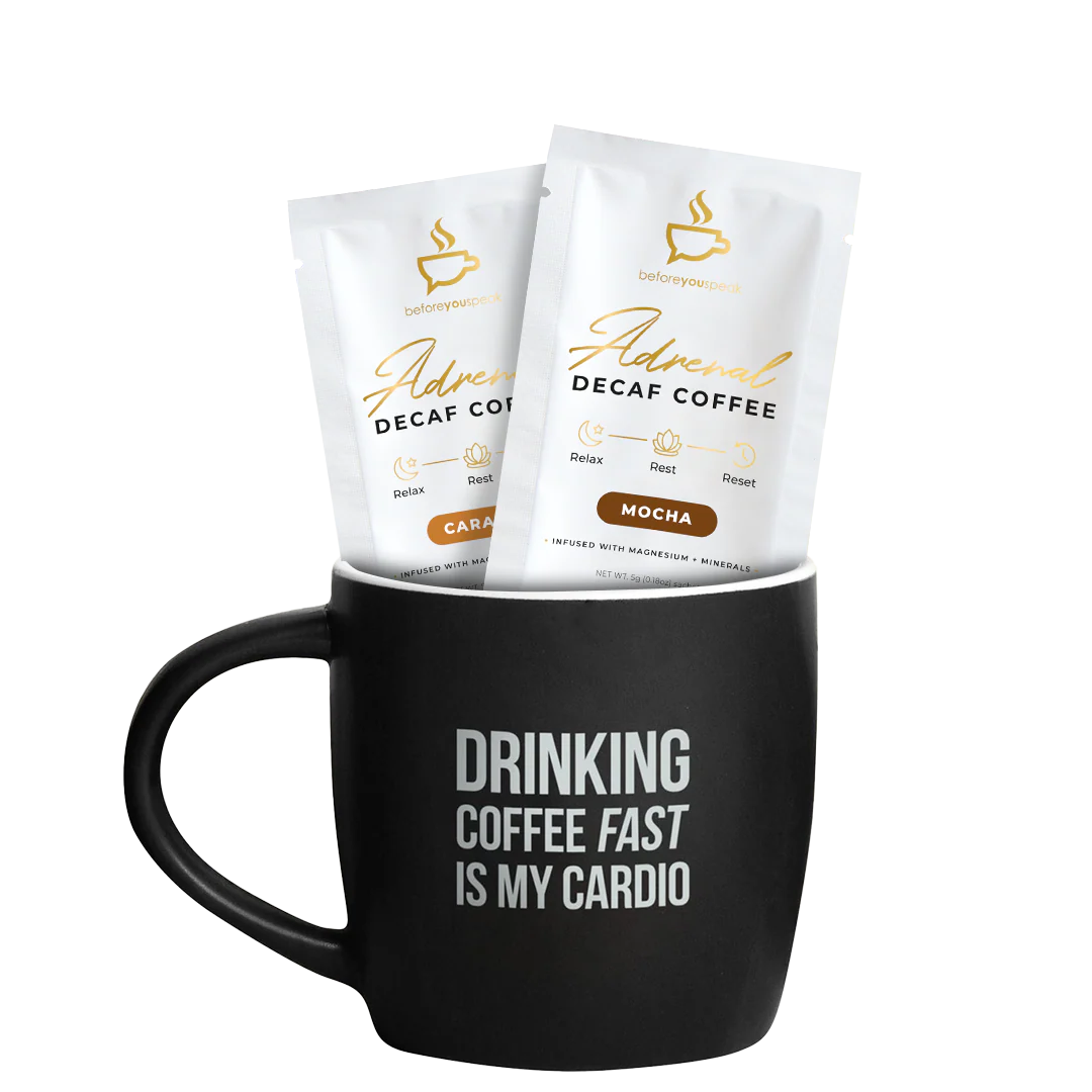 Coffee Mug + Samples by Before You Speak