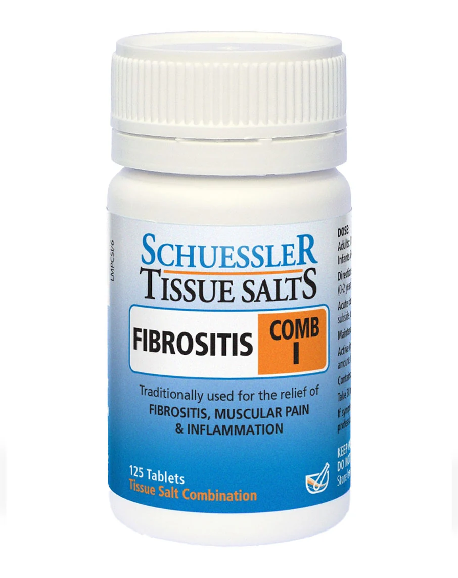 Comb I Fibrositis by Schuessler Tissue Salts