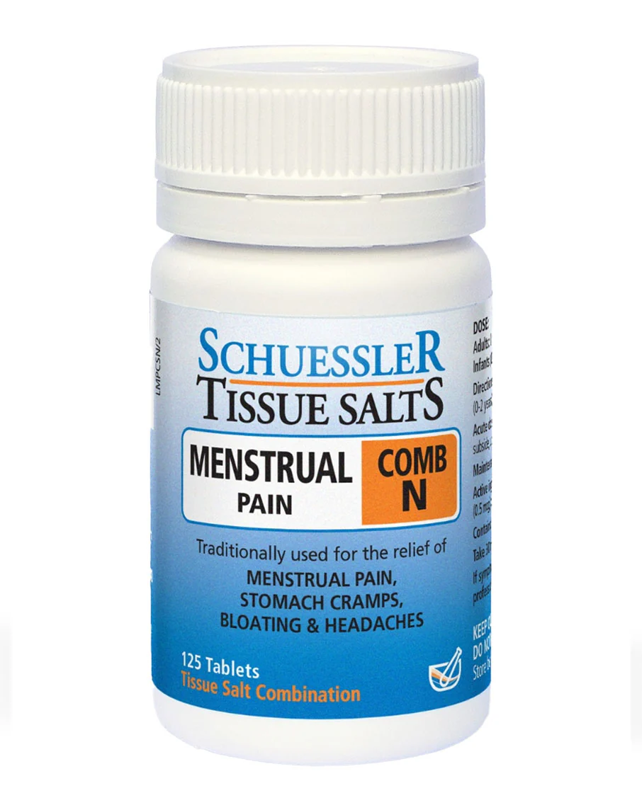 Comb N Menstural Pain by Schuessler Tissue Salts