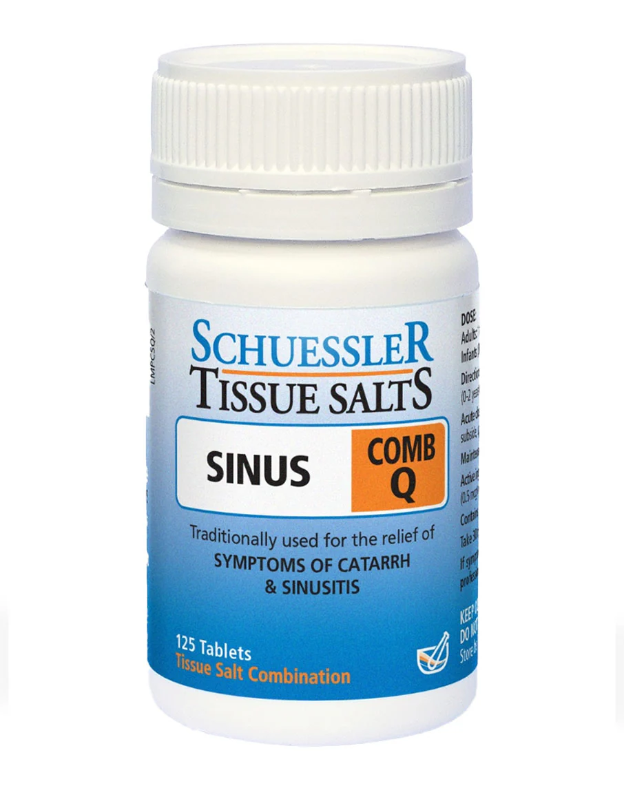 Comb Q Sinus by Schuessler Tissue Salts