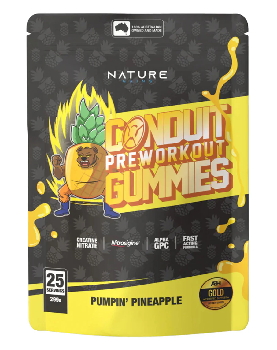 Conduit Pre Workout Gummies by Nature Gains Labs