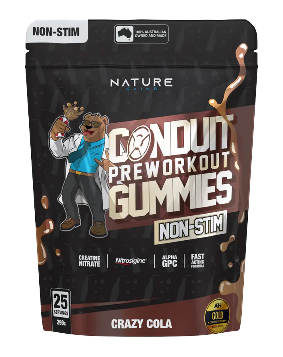 Conduit Pre Workout Gummies (Non-Stim) by Nature Gains Labs