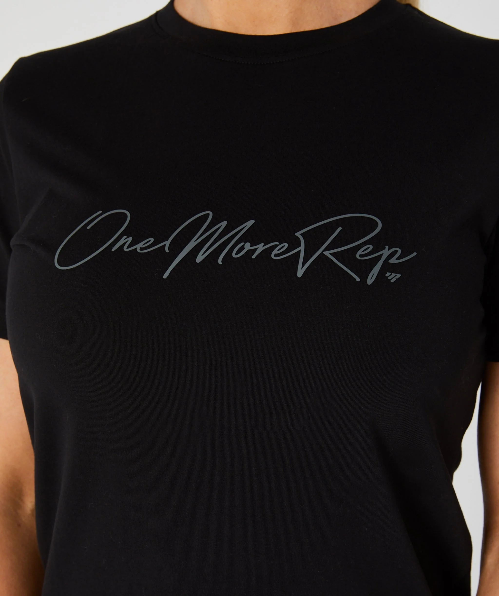 Core Fitted Tee (Black) by OneMoreRep - Image 19