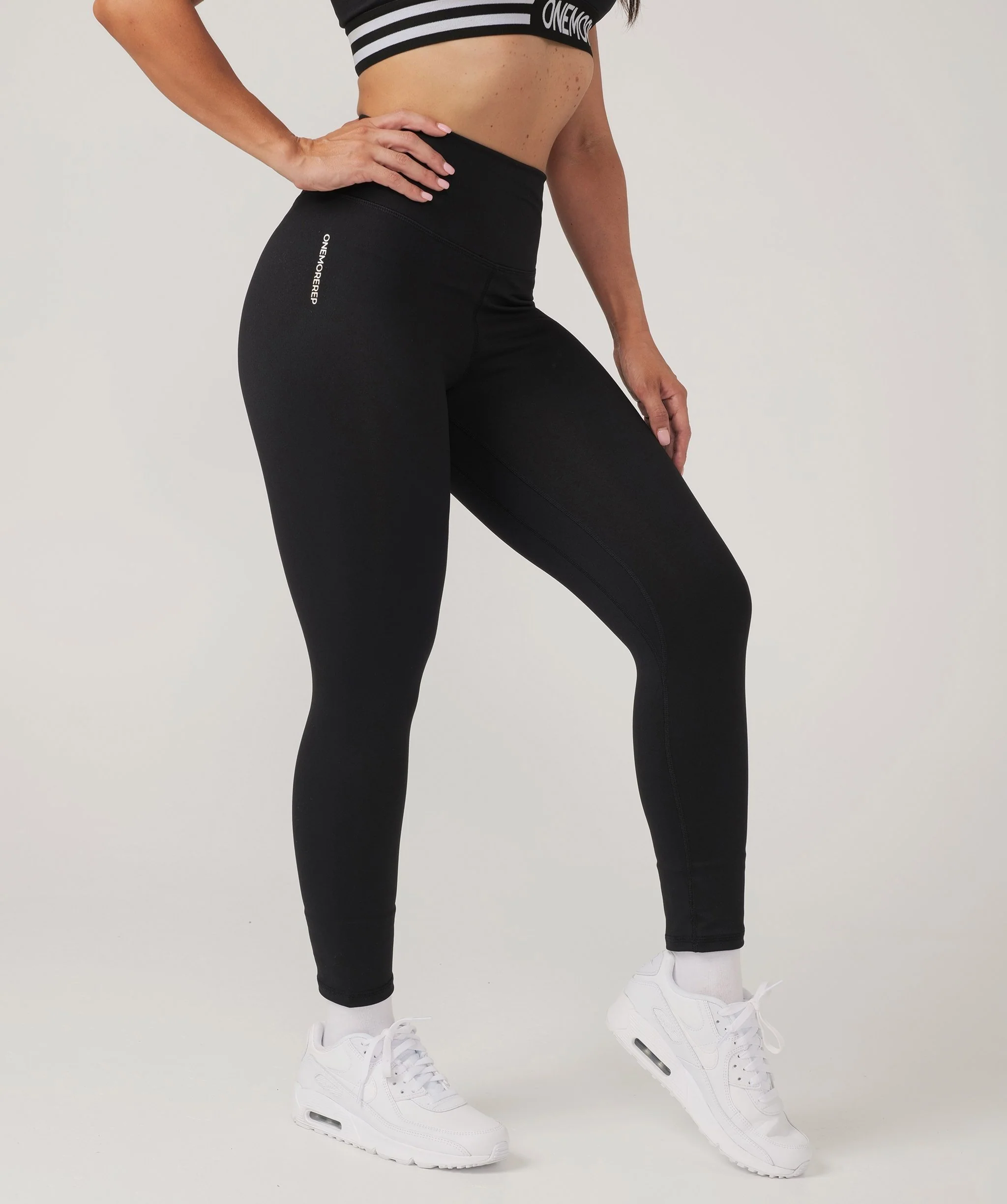 Core Leggings - 7/8 Length (Black) by OneMoreRep - Image 15