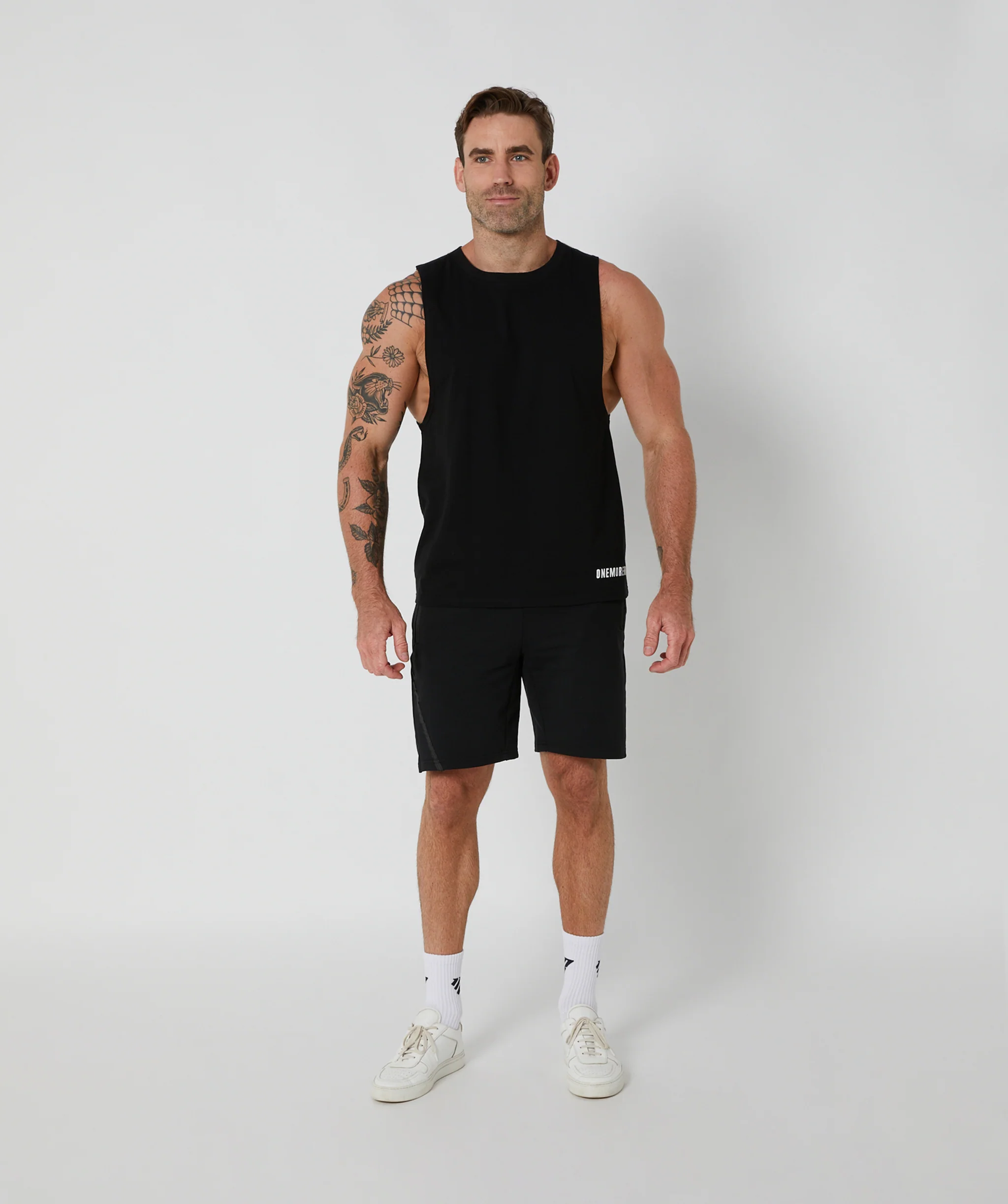 Core Muscle Tee Black by OneMoreRep - Image 7
