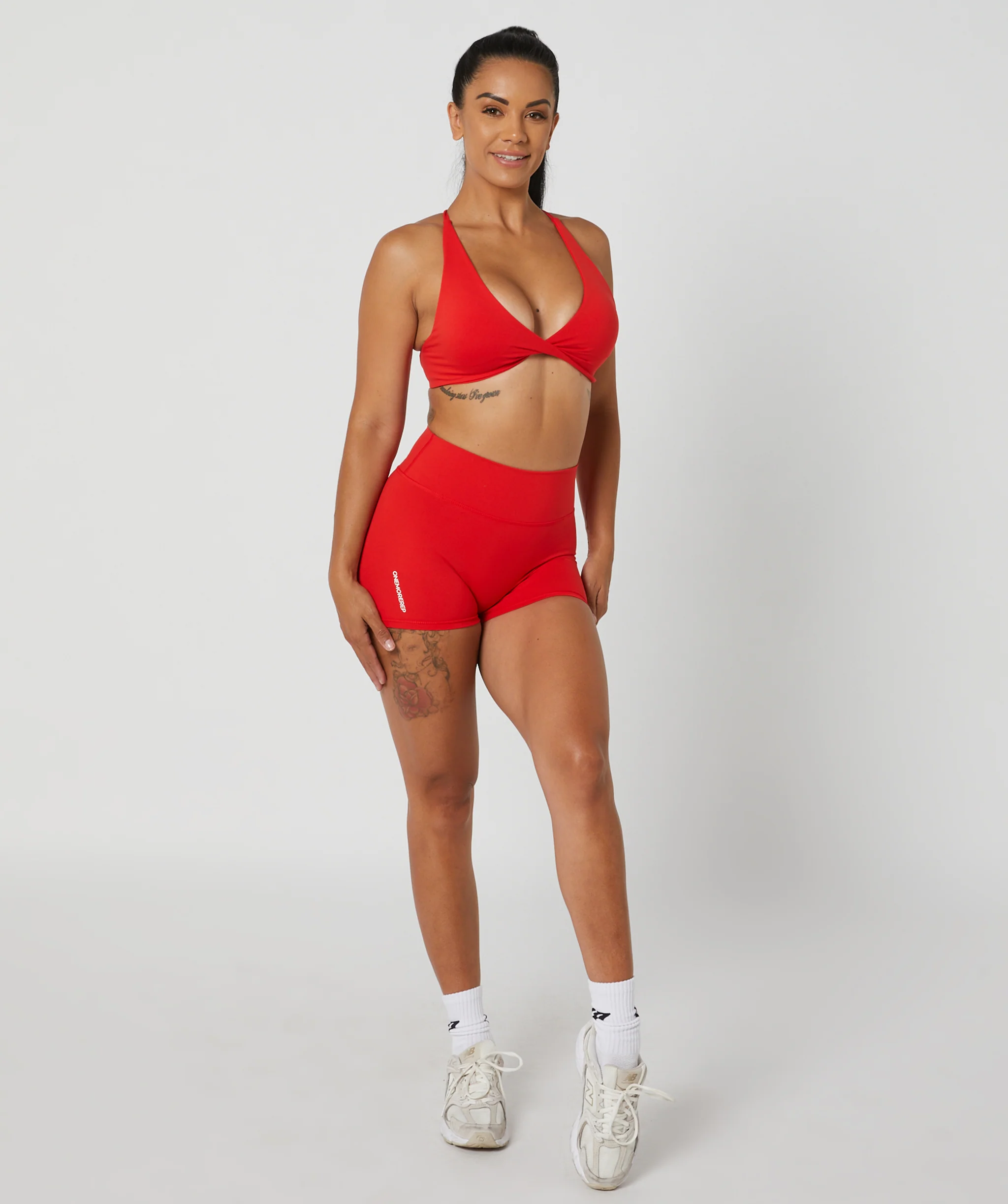 Core Scrunch True Booty Shorts Crimson by OneMoreRep - Image 6