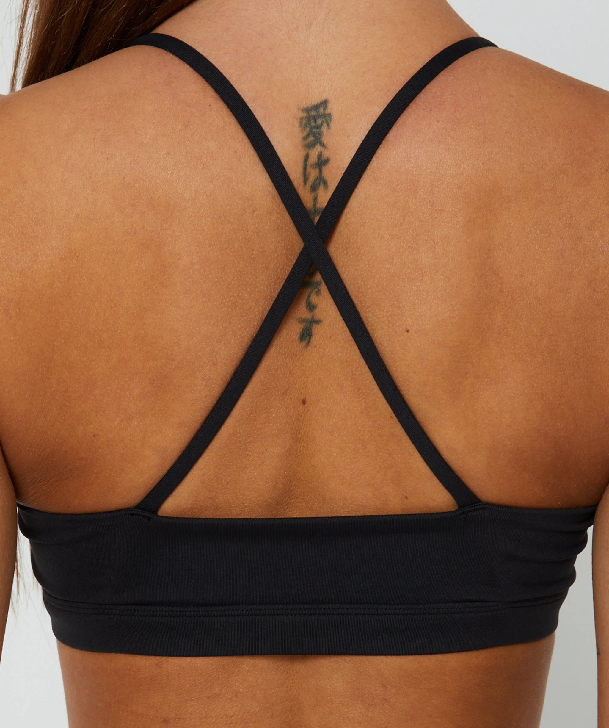 Core Strappy Scrunch Sports Bra (Black) by OneMoreRep - Image 4