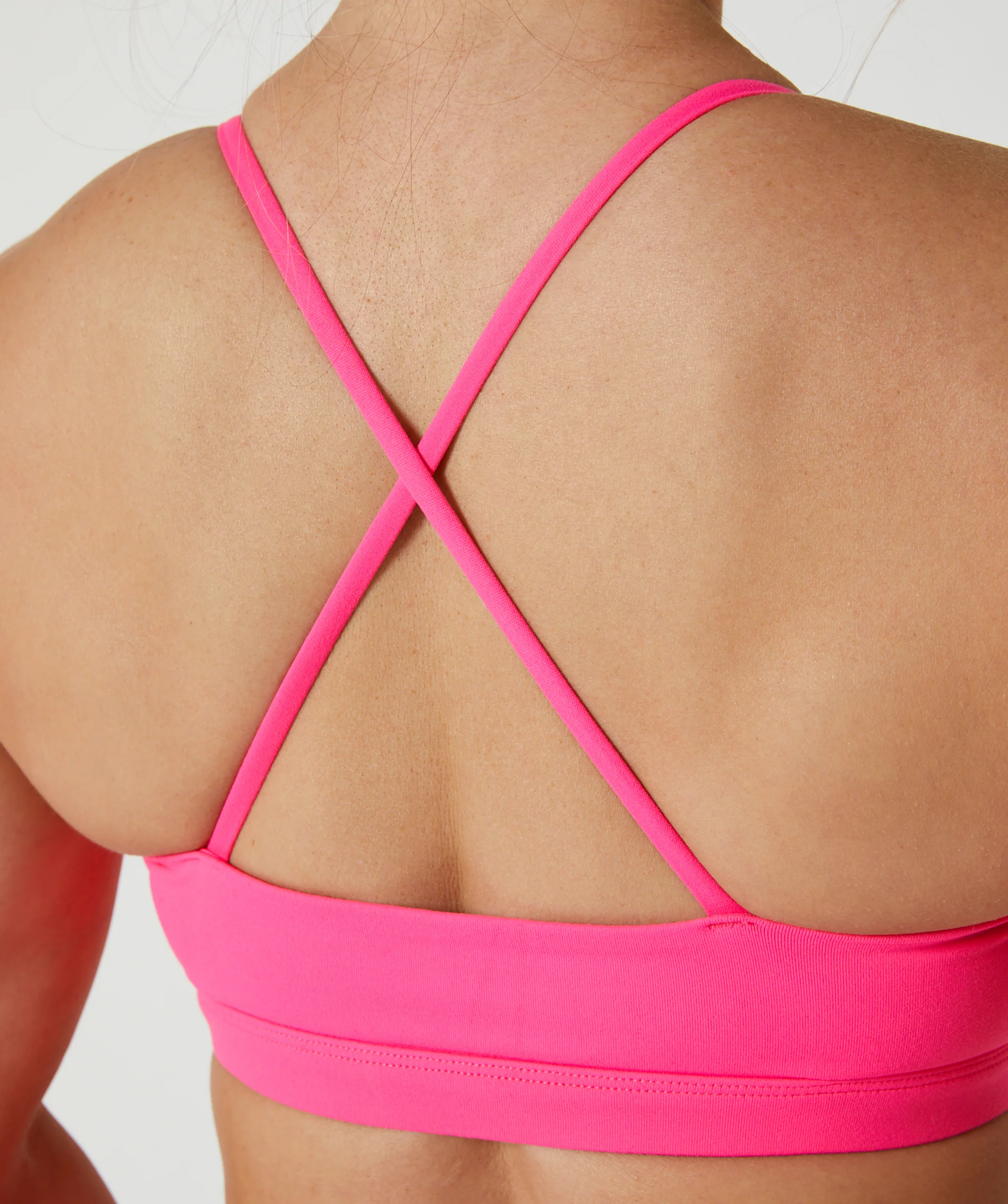 Core Strappy Sports Bra Bubblegum Pink by OneMoreRep - Image 5