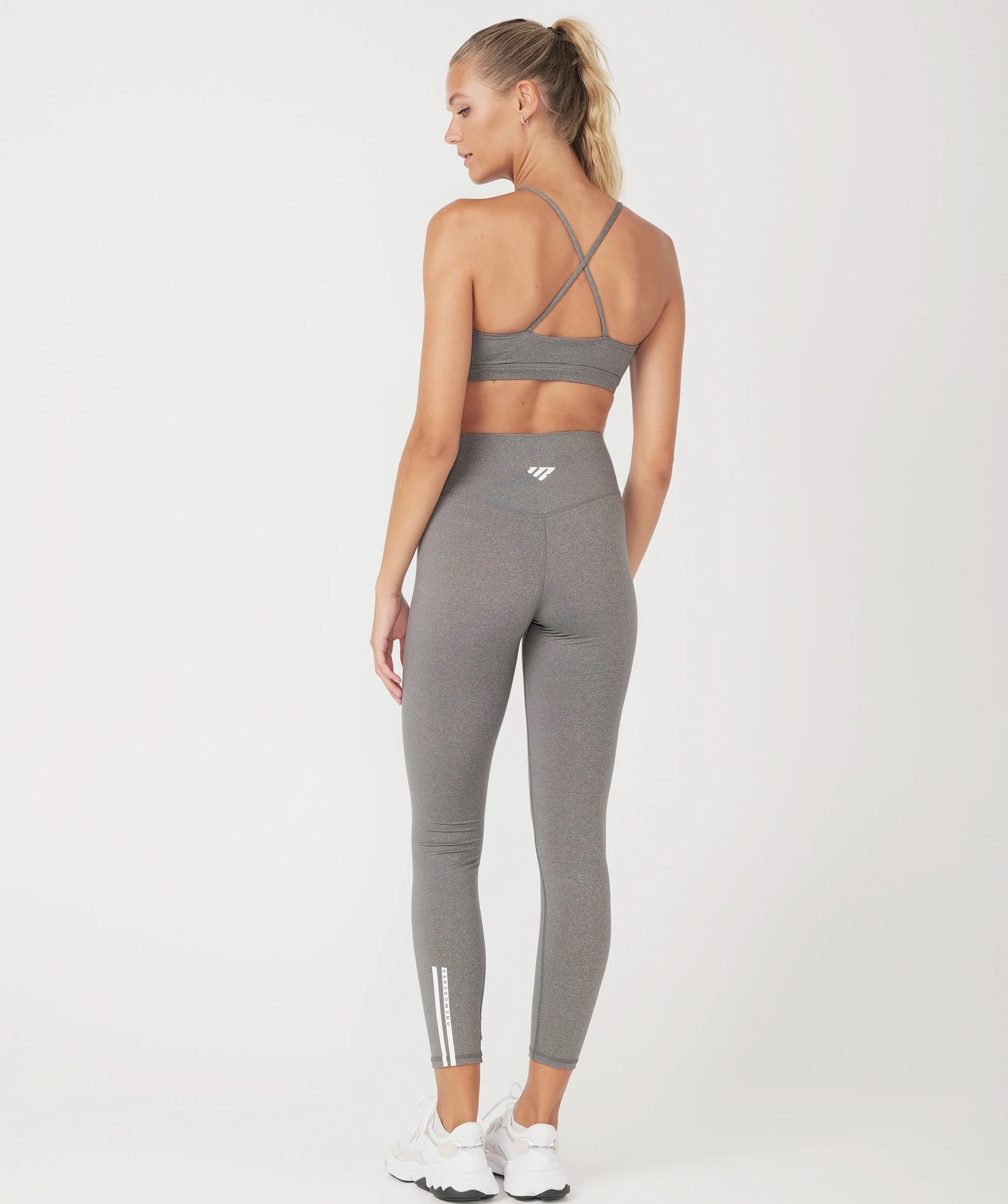 Core Strappy Sports Bra (Grey) by OneMoreRep - Image 10