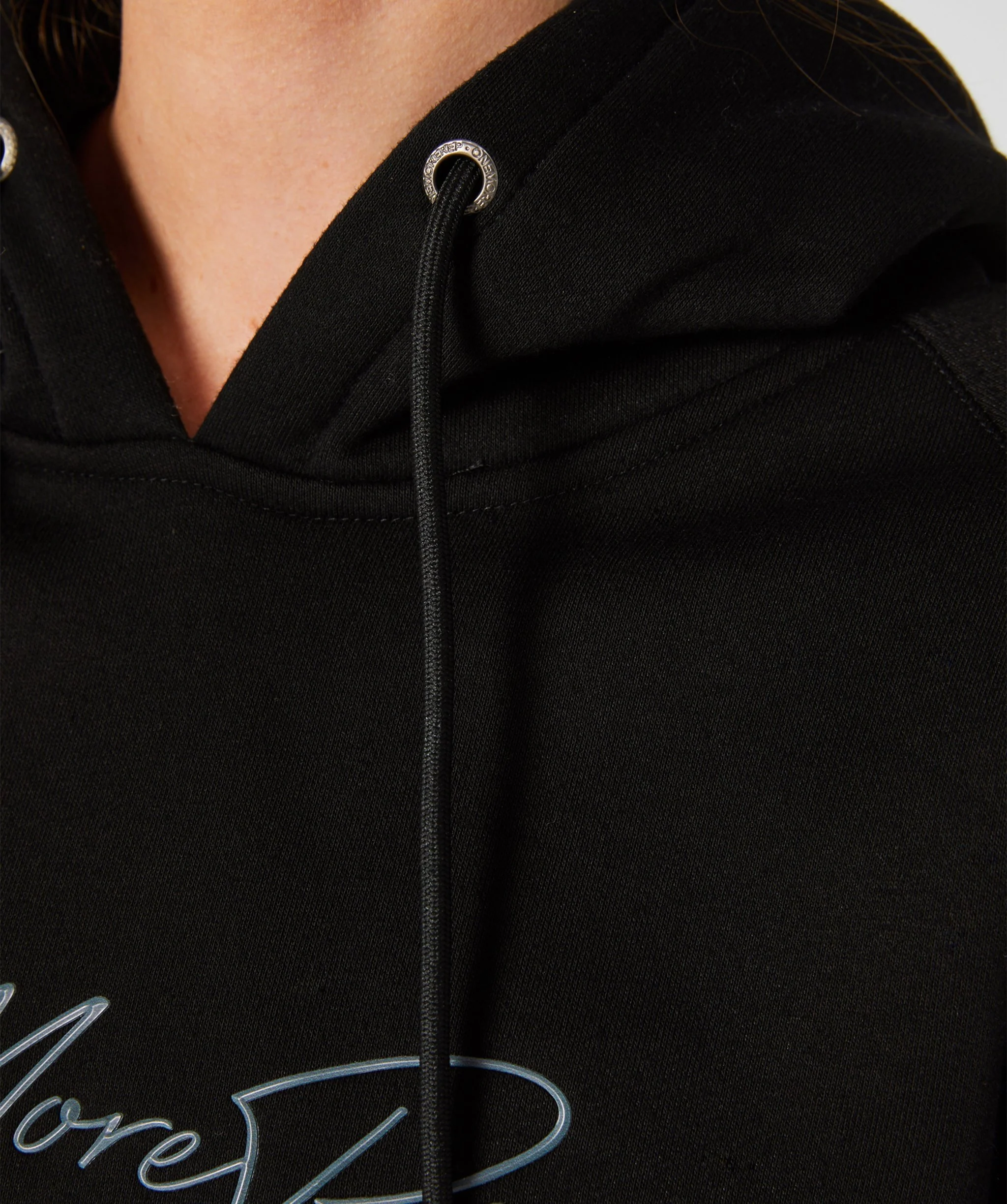 Crop Pullover Hoodie (Black) by OneMoreRep - Image 27