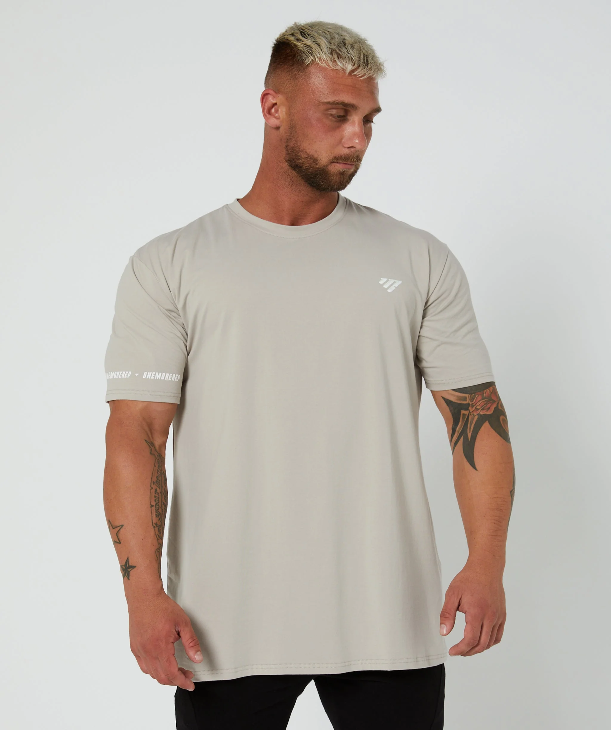 Flex Standard T-Shirt (Stone) by OneMoreRep - Image 2