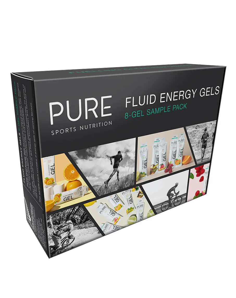 Fluid Energy Gels 8-Gel Sample Pack by Pure Sports Nutrition