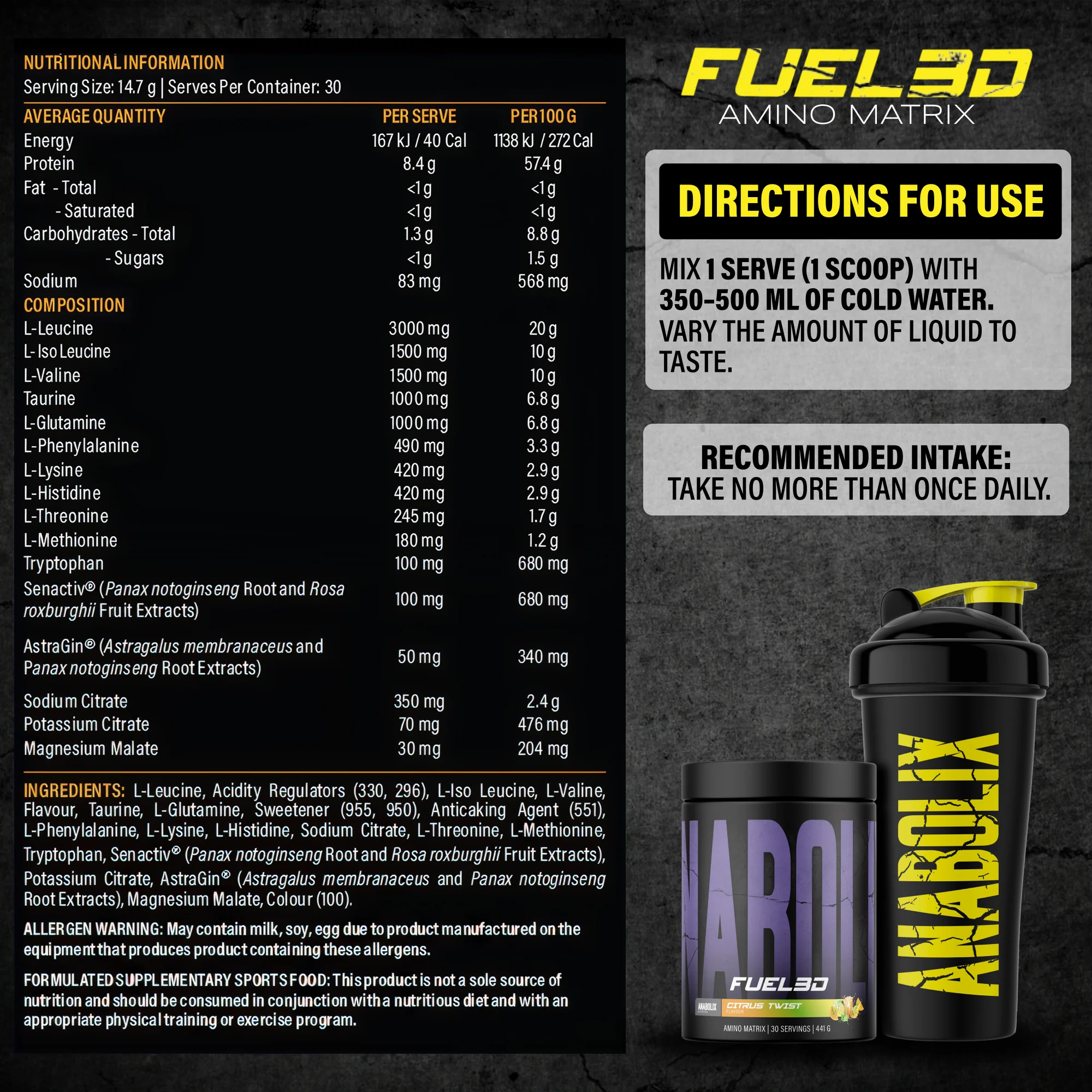 Fuel3d by Anabolix Nutrition - Image 16