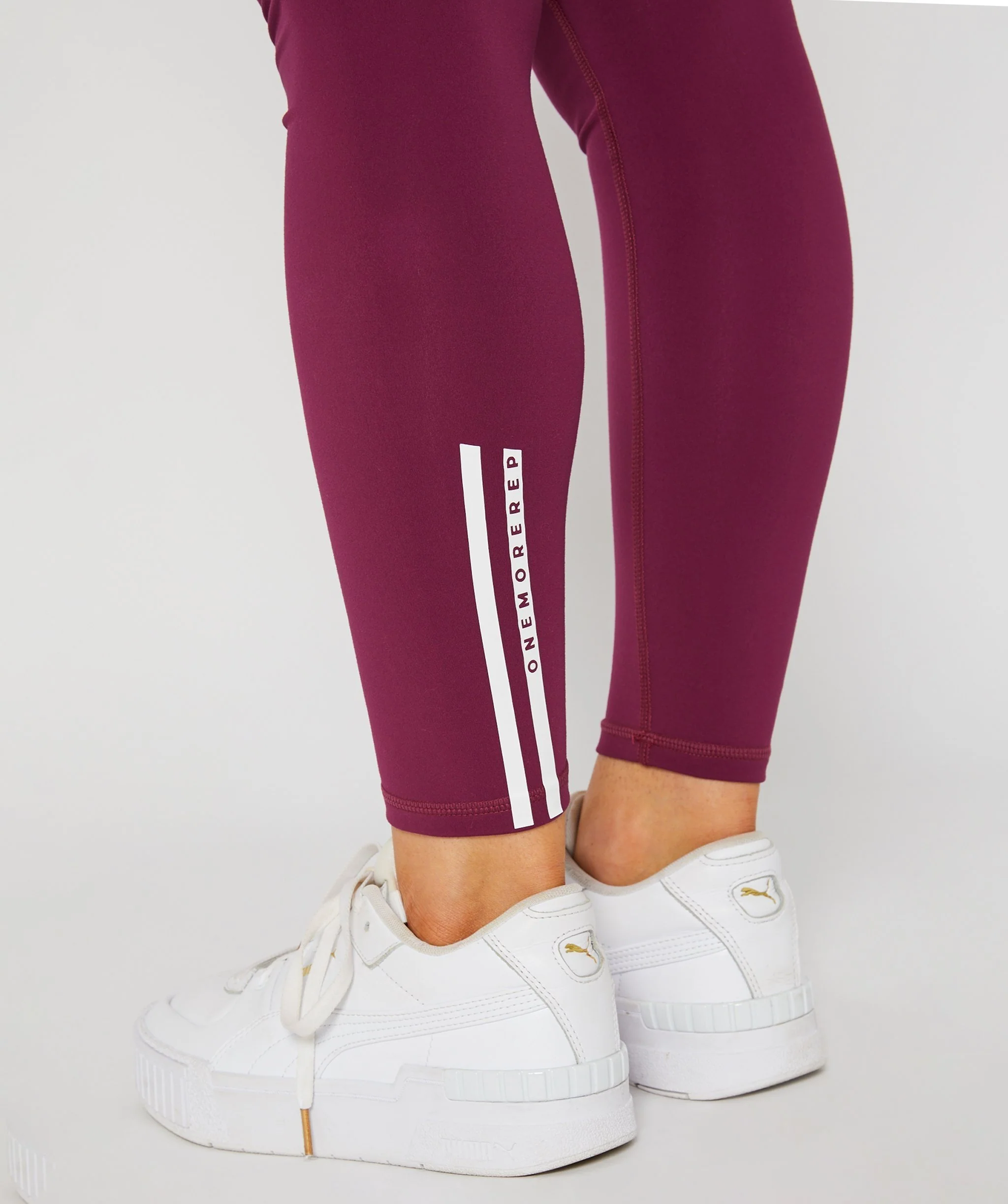 Hype Pocket Full Length Leggings (Berry) by OneMoreRep - Image 12