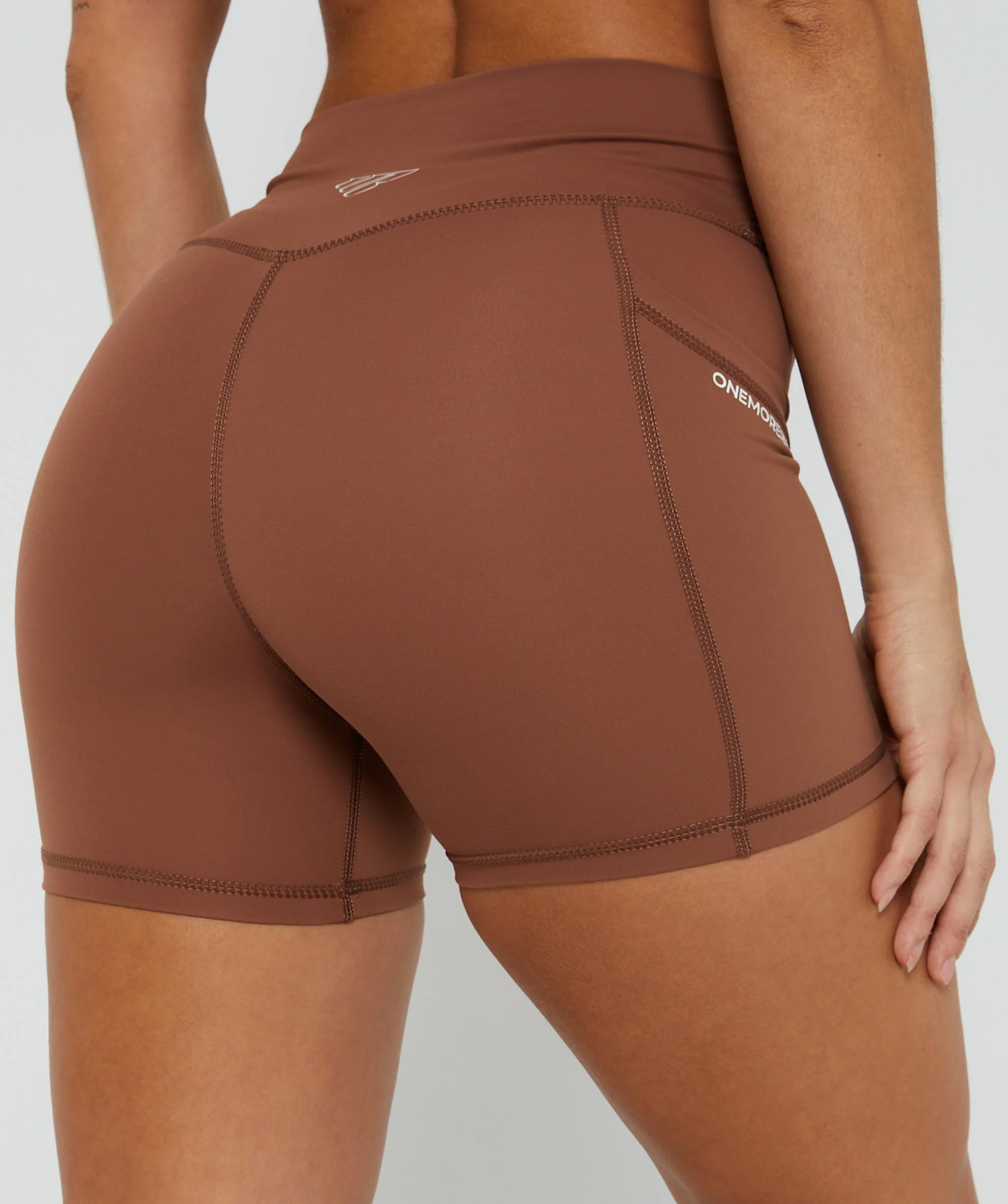 Hype Pocket Shorts (Mocha) by OneMoreRep - Image 4