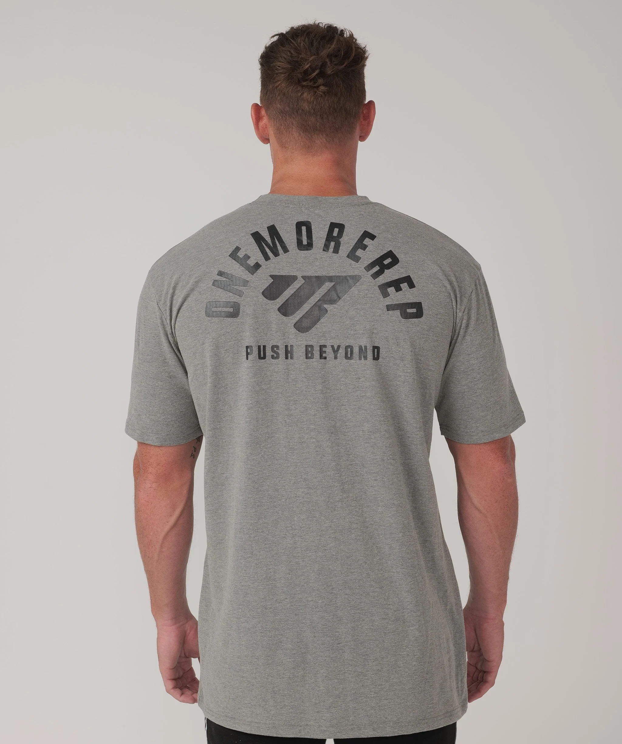 Iconic Balance Tee (Grey) by OneMoreRep