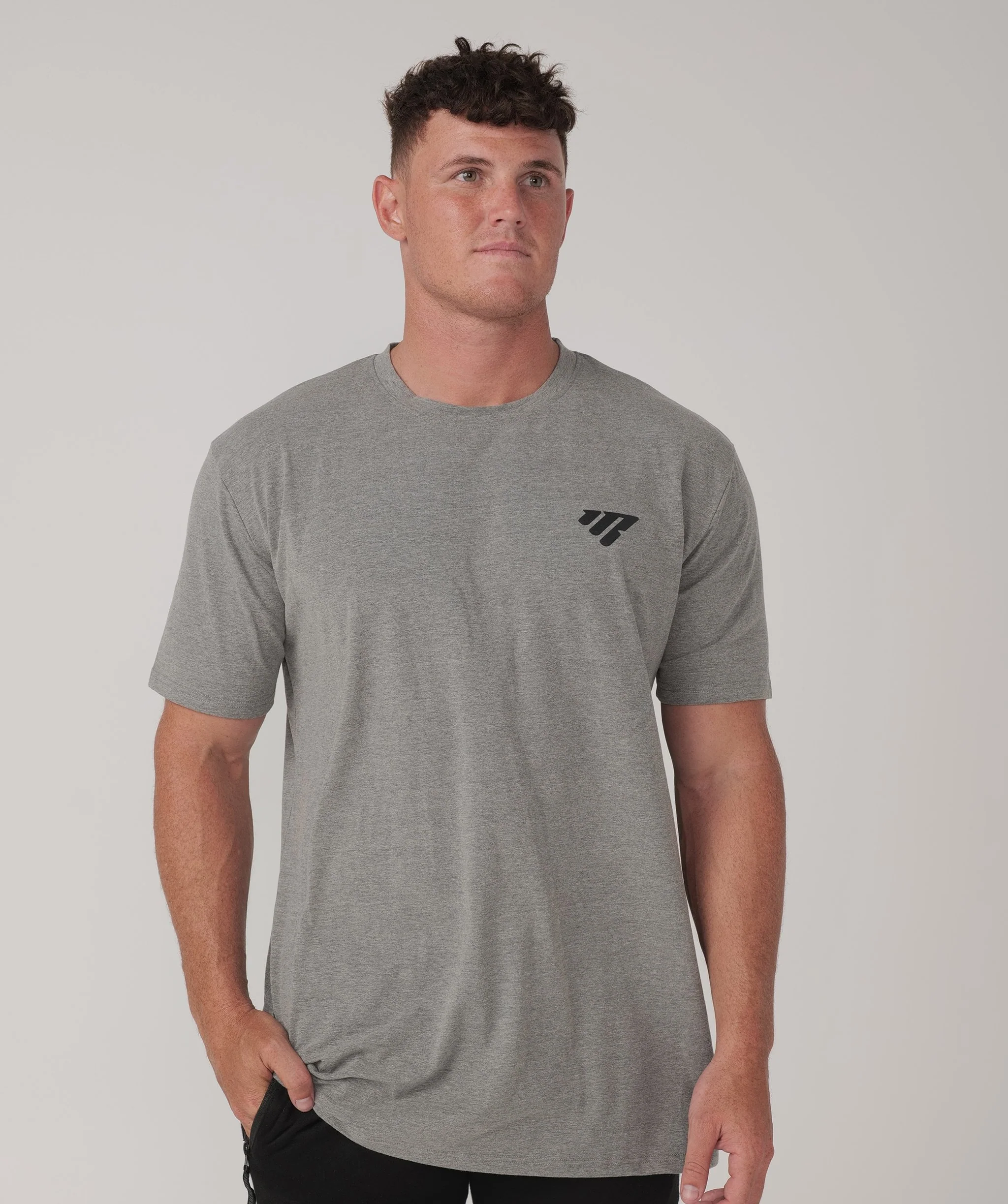 Iconic Balance Tee (Grey) by OneMoreRep - Image 2