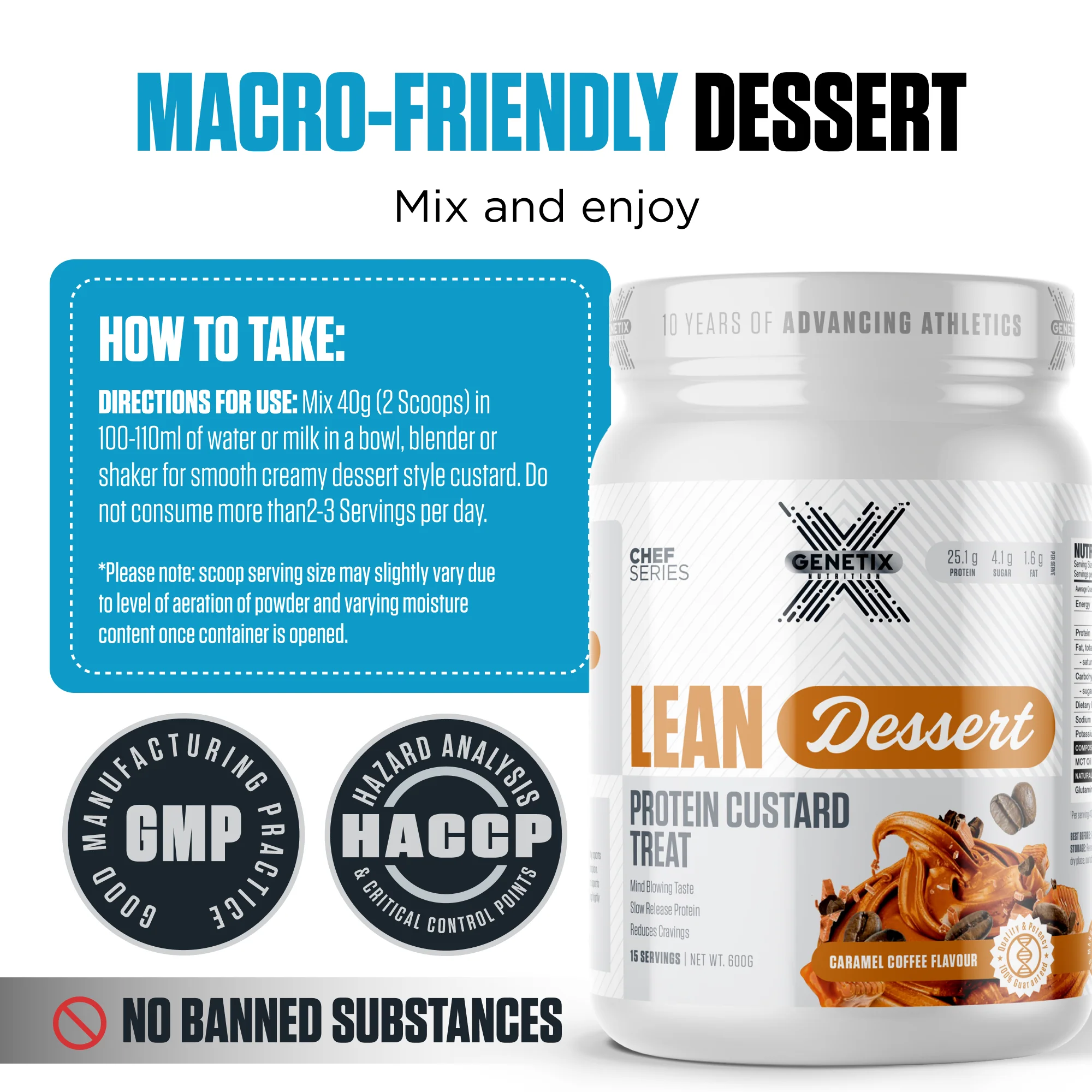 Lean Dessert by Genetix Nutrition Chef Series - Image 6