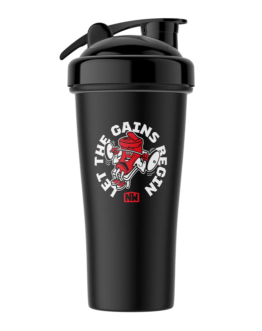 Let The Gains Begin Shaker by Nutrition Warehouse