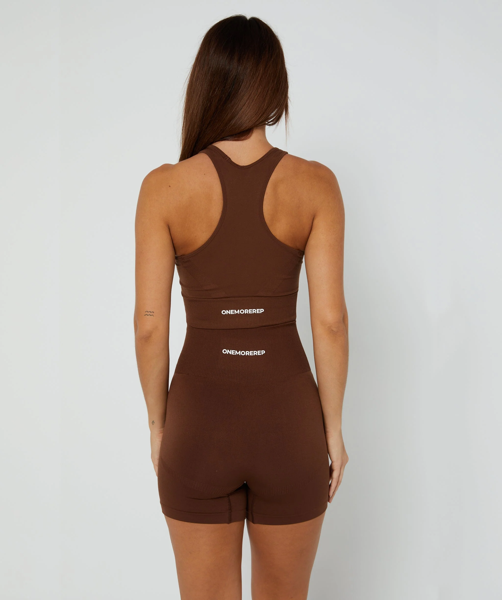 Luxe Seamless Sports Bra (Mocha) by OneMoreRep - Image 3