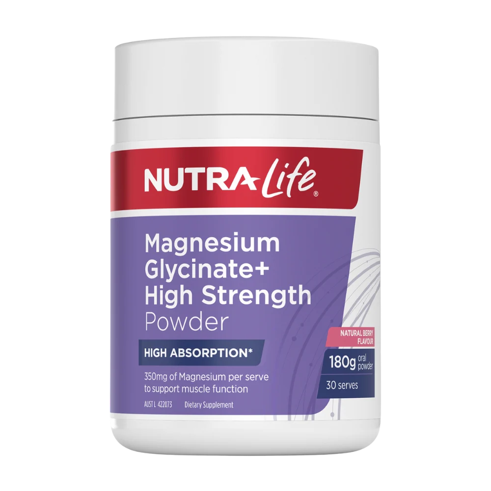 Magnesium Glycinate + High Strength Powder by NutraLife