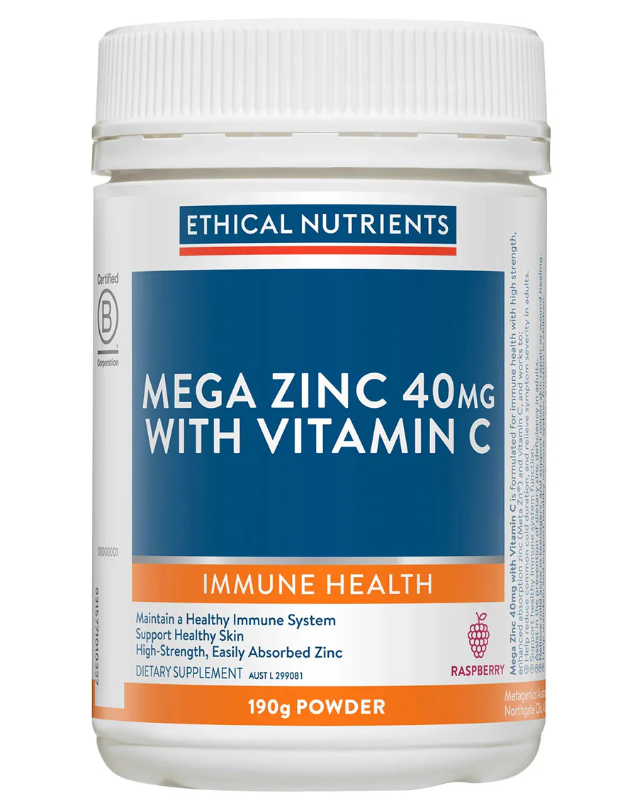 Mega Zinc 40mg Powder by Ethical Nutrients - Image 3