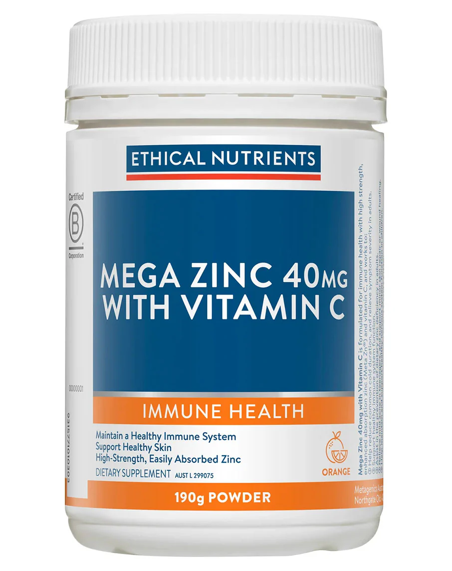 Mega Zinc 40mg Powder by Ethical Nutrients - Image 4