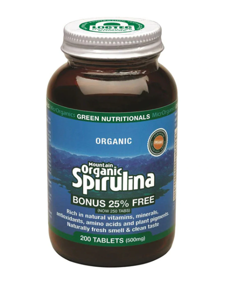 Mountain Organic Spirulina Tablets by MicrOrganics