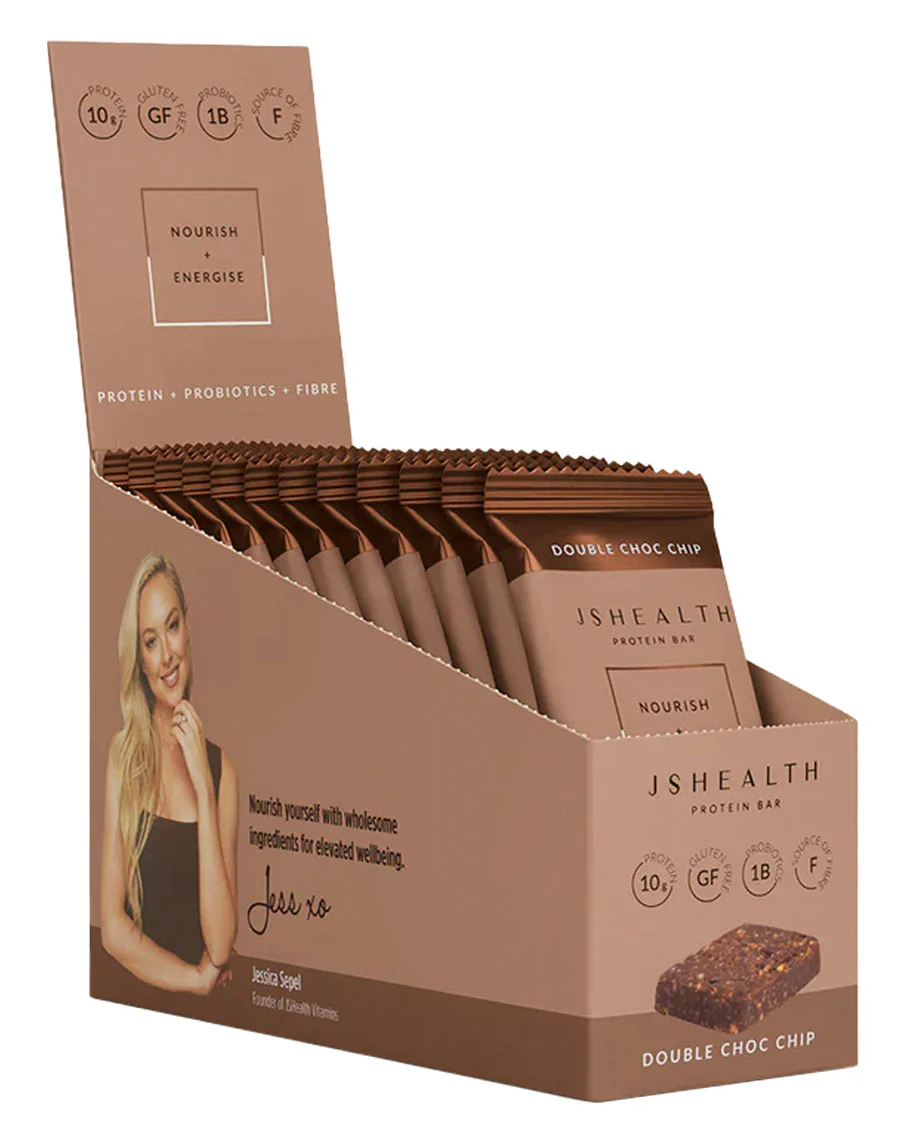 Nourish + Energise Protein Bar by JSHealth Vitamins - Image 2