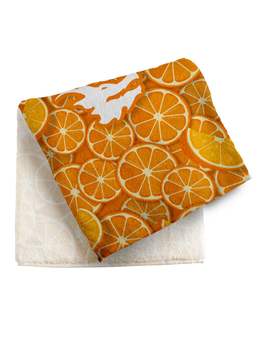 Orange Towel By Red Dragon