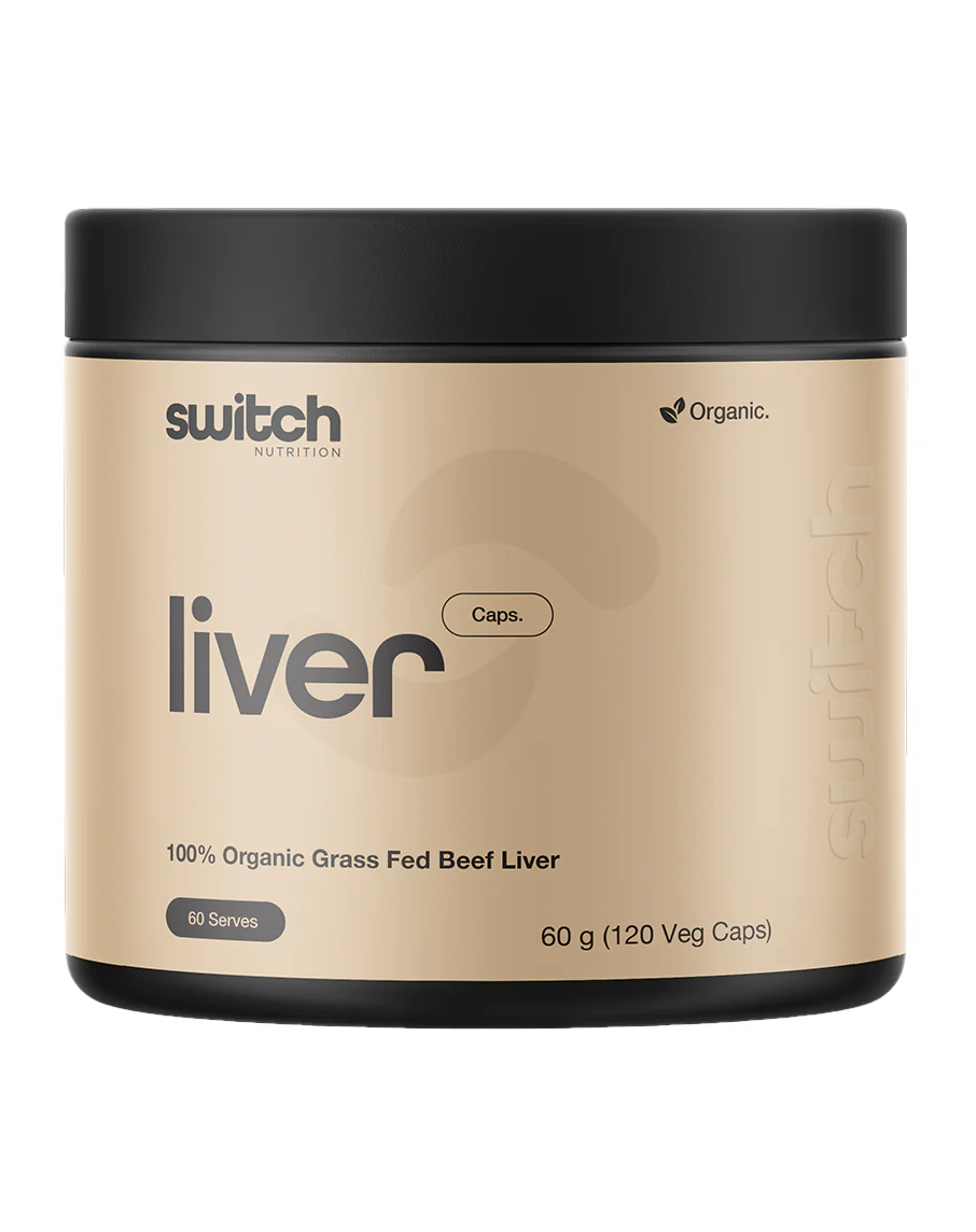 Organic Beef Liver (Capsules) by Switch Nutrition