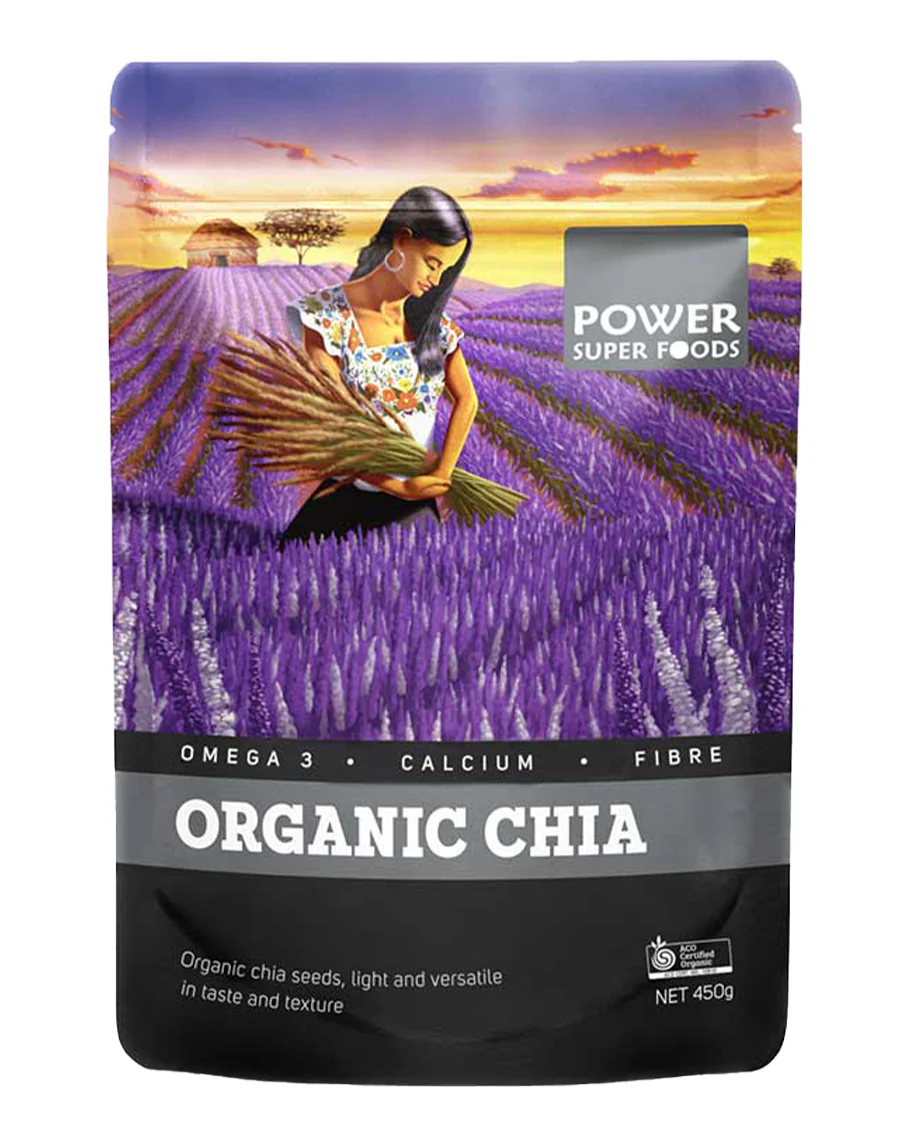 Organic Chia Seeds by Power Superfoods