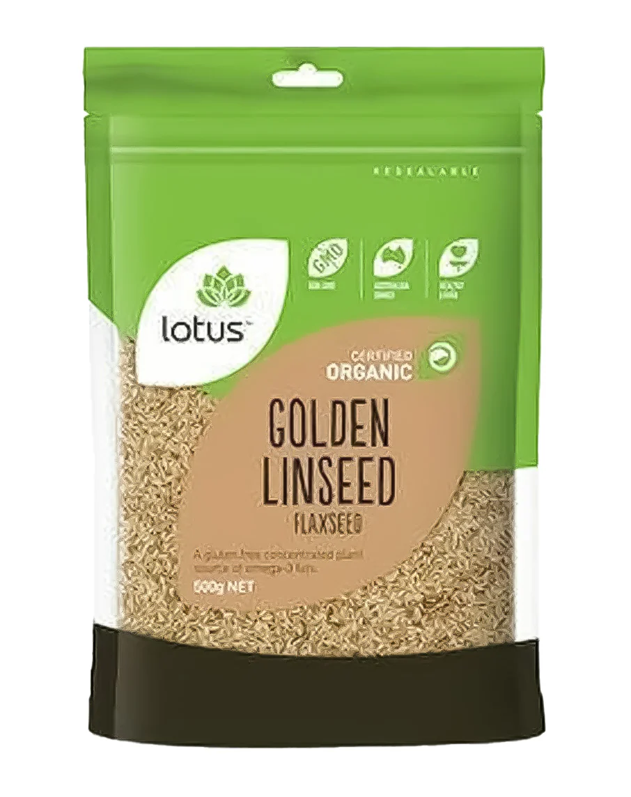 Organic Golden Linseed Flaxseed by Lotus