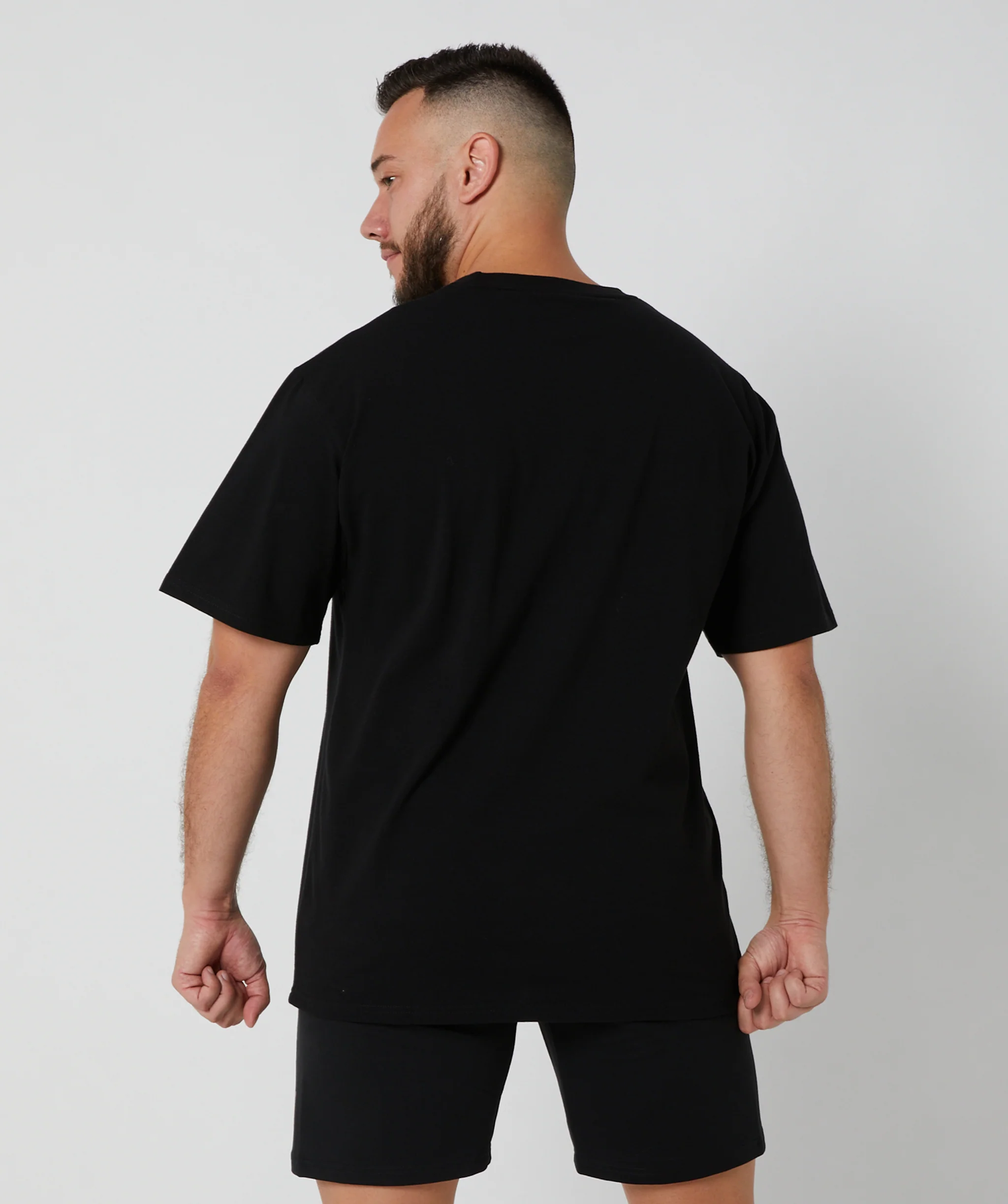 Oversized Pump Tee (Black/White) by OneMoreRep - Image 6