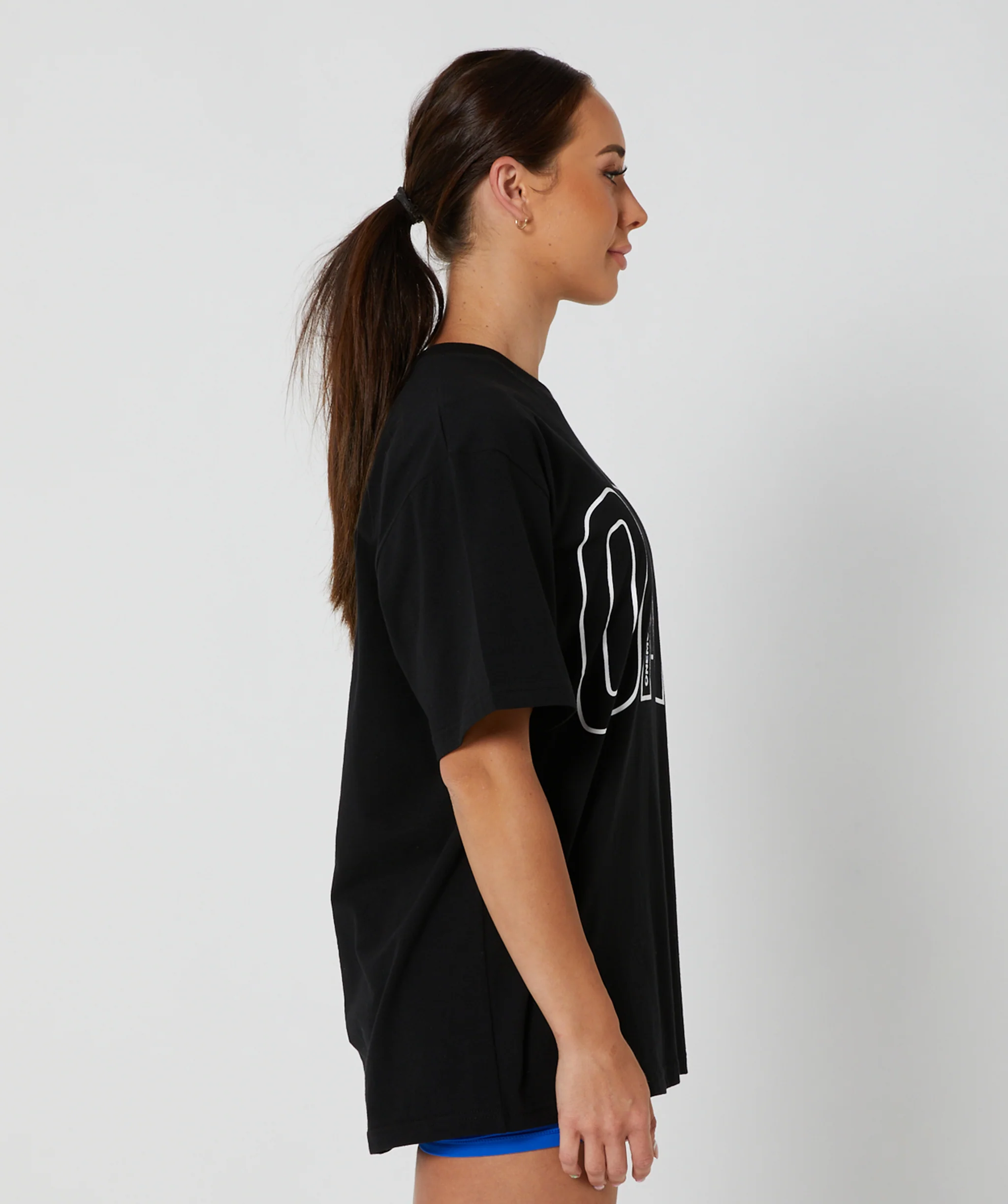 Oversized Pump Tee (Black/White) by OneMoreRep - Image 9